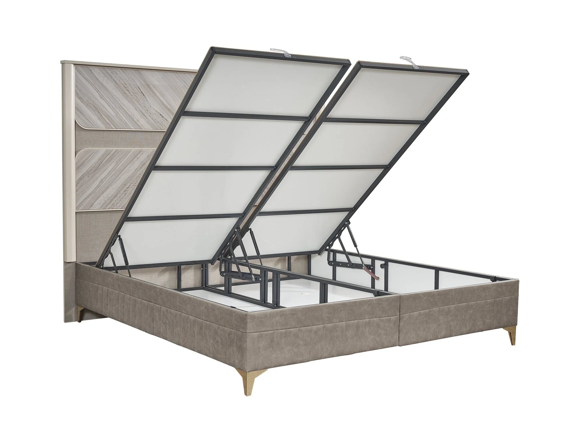 Eternity King Bed in Beige - Image 2