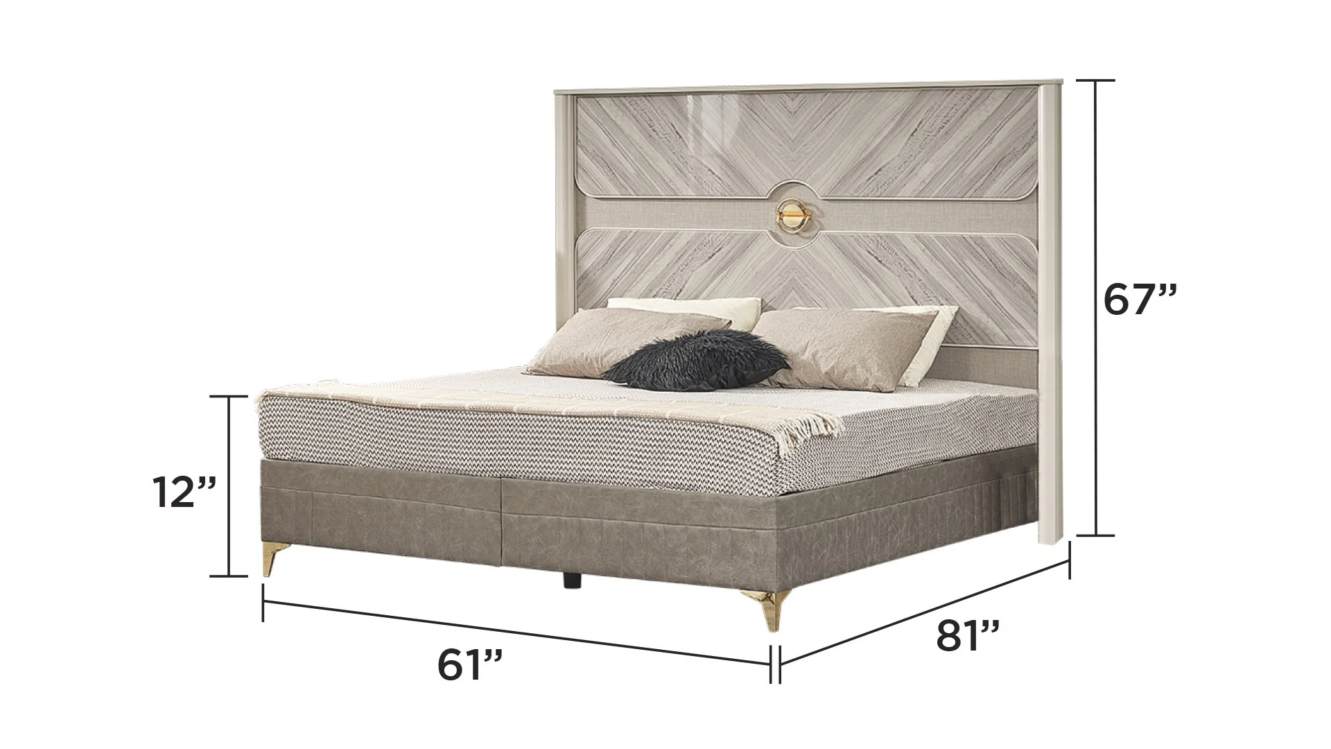 Eternity Queen 4PC Bedroom Set - Image 4