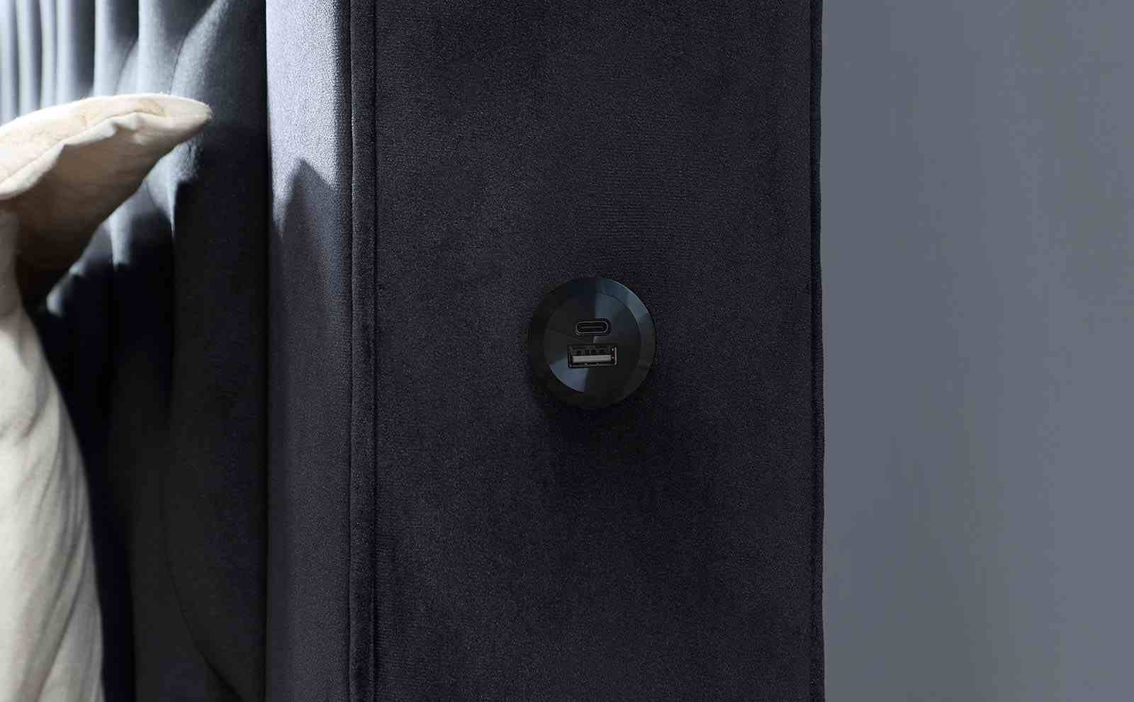 Etherea Queen Bed, Black - Image 5