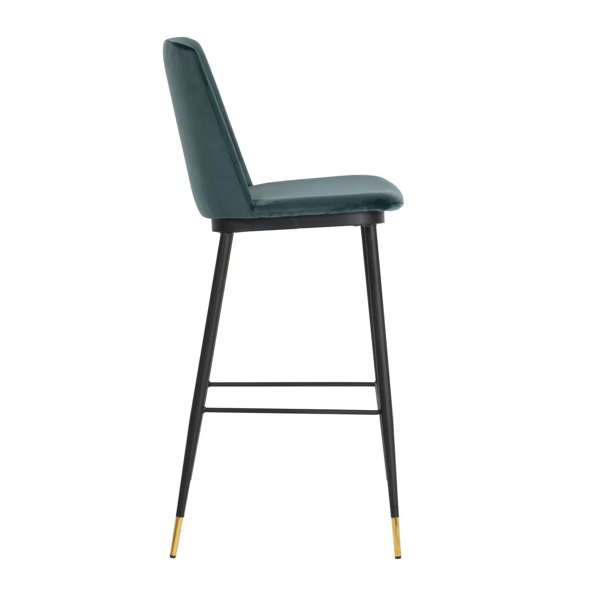 Evora Green Velvet Counter Stool (Set of 2) - Image 7