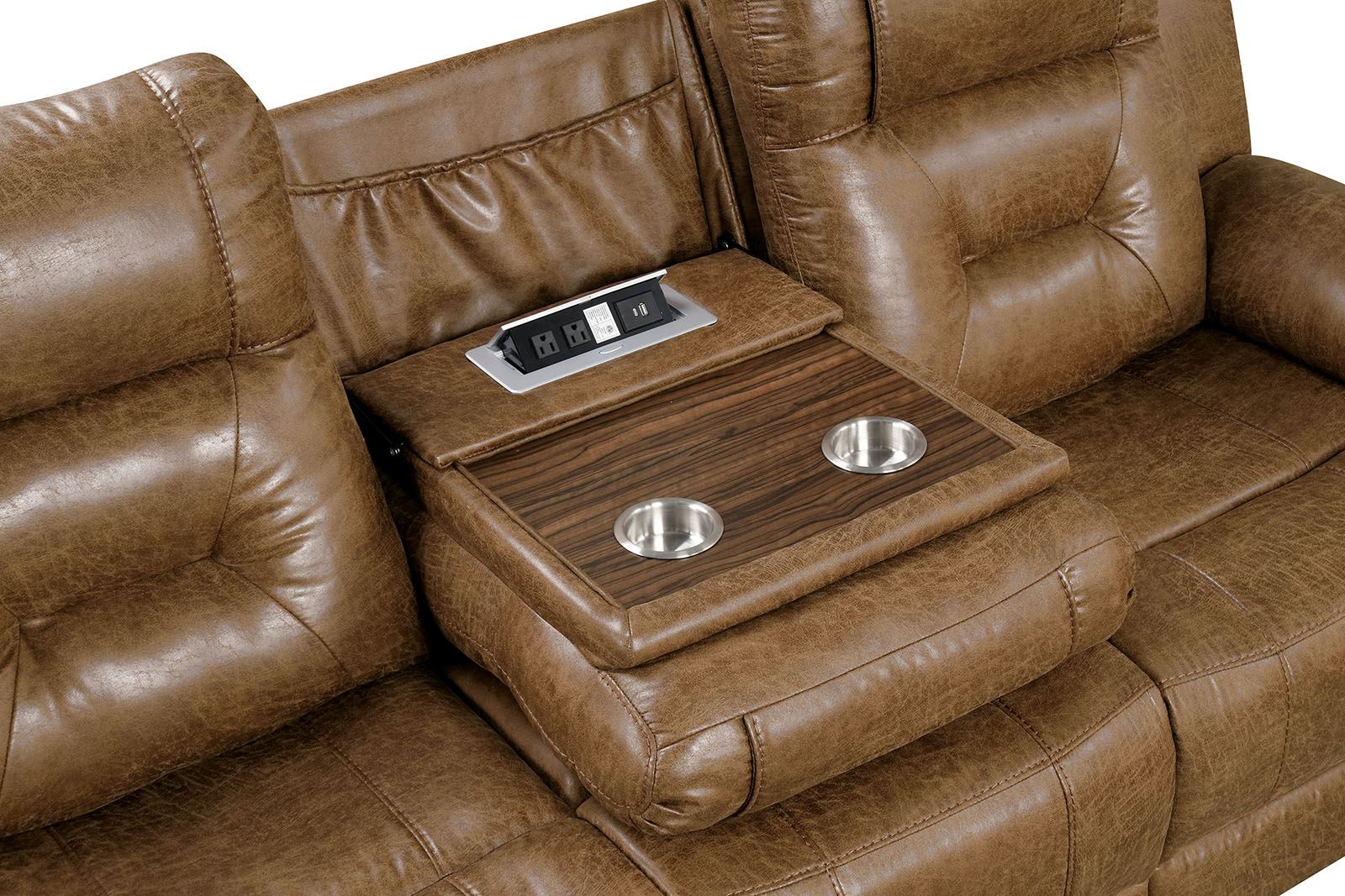 Ezekius Manual Sofa + Loveseat - Image 2
