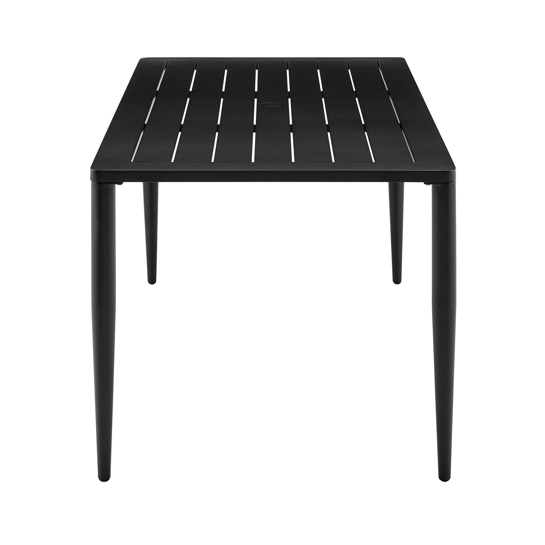 Ezra Outdoor Patio Dining Table in Aluminum - Image 3