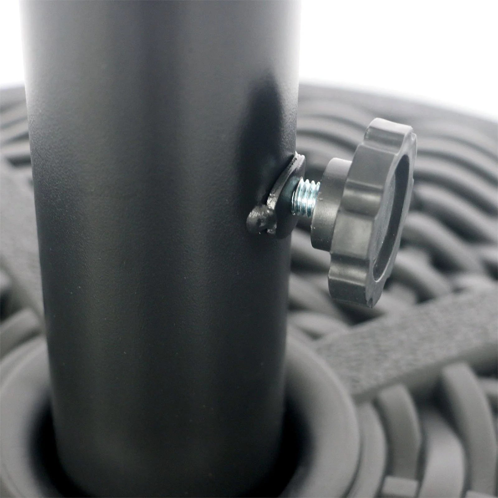 Fab Round Umbrella Base, Black - Image 2