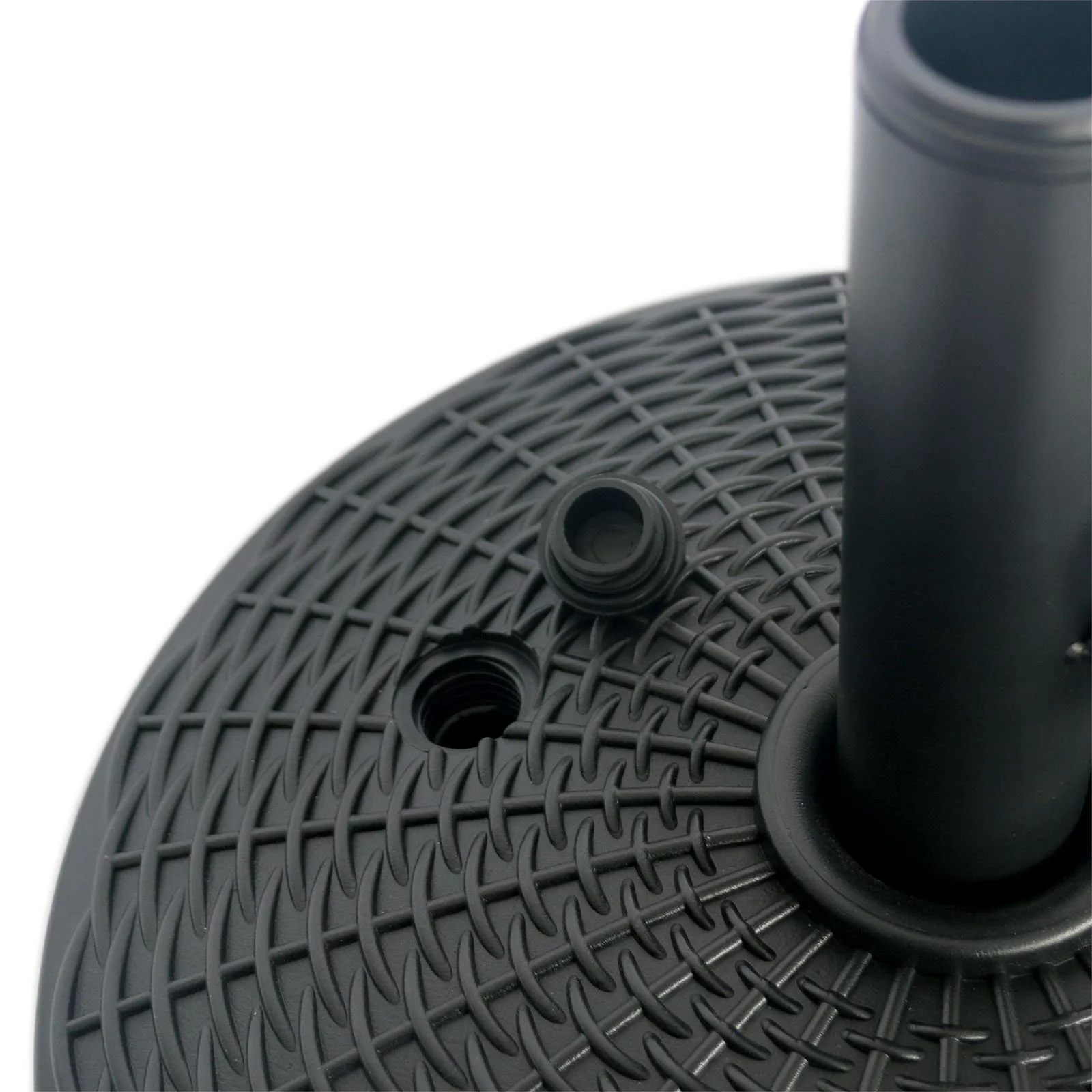 Fab Round Umbrella Base, Black - Image 2
