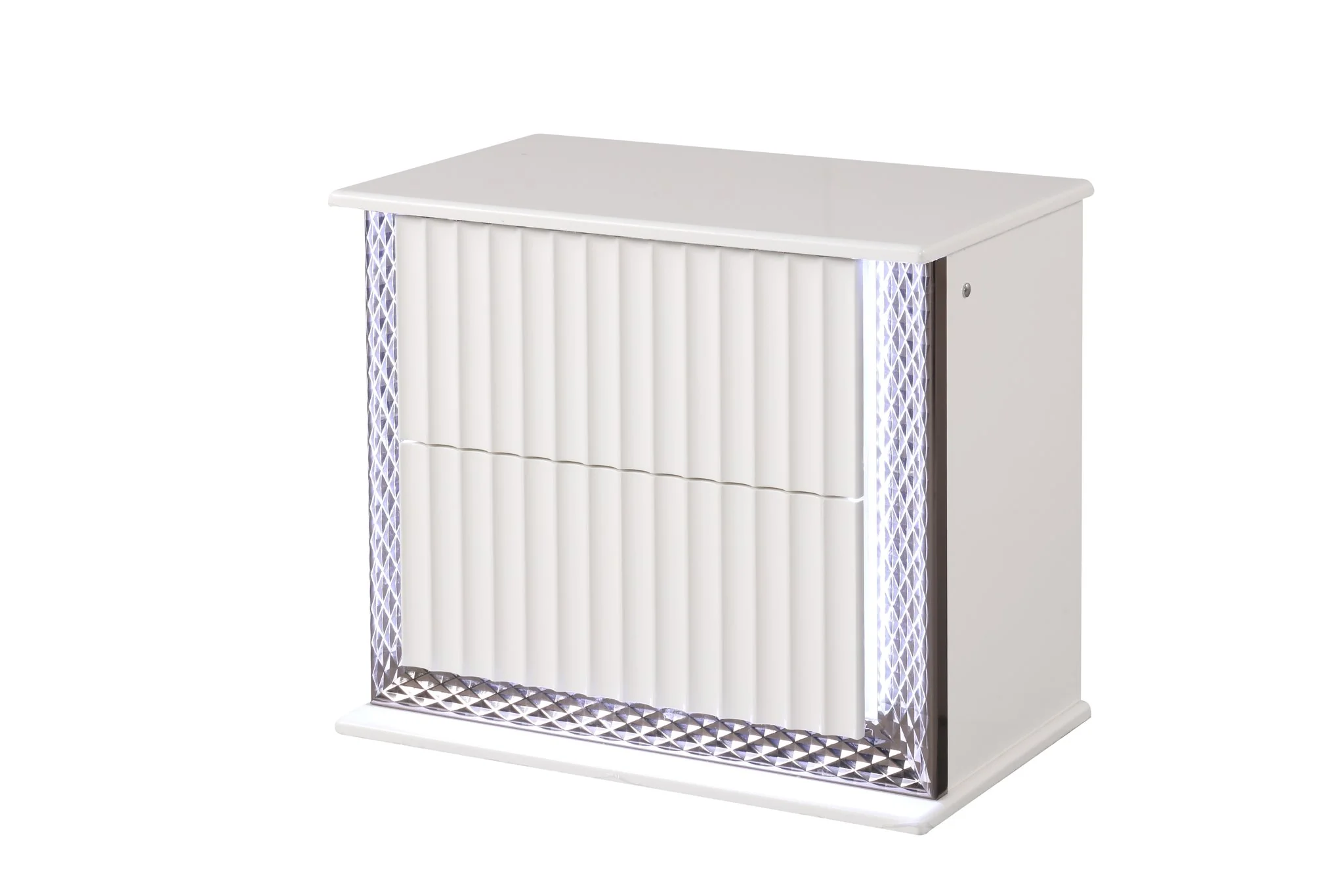 Fabio King 4PC Bedroom Set White - Image 17