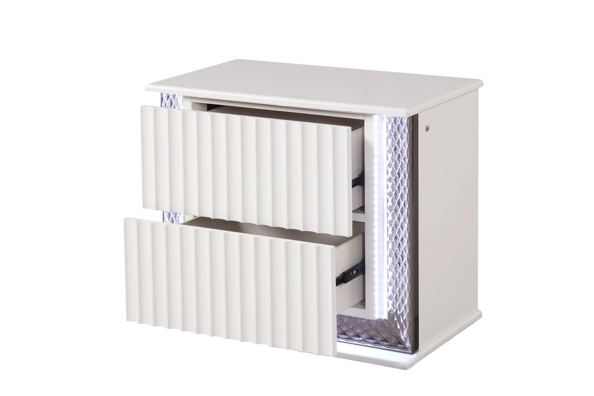 Fabio King 4PC Bedroom Set White - Image 20
