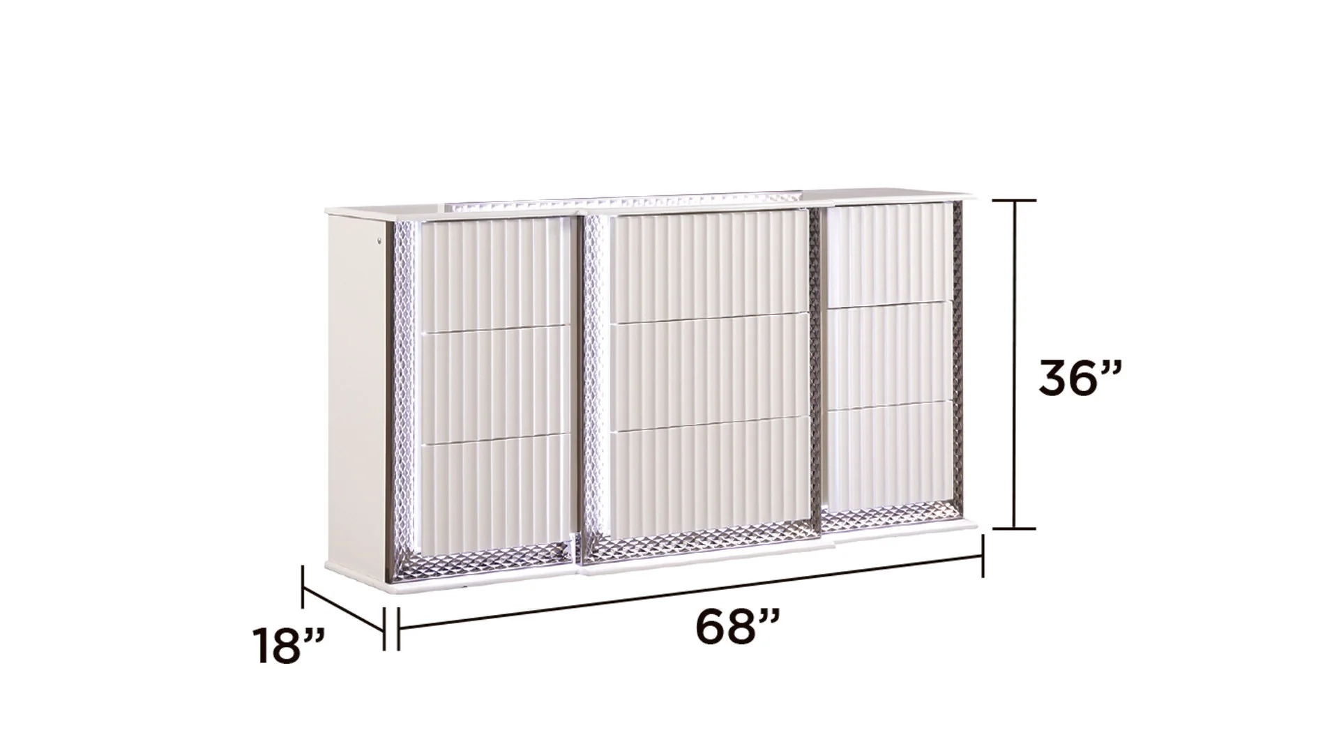 Fabio Queen 4PC Bedroom Set White - Image 7