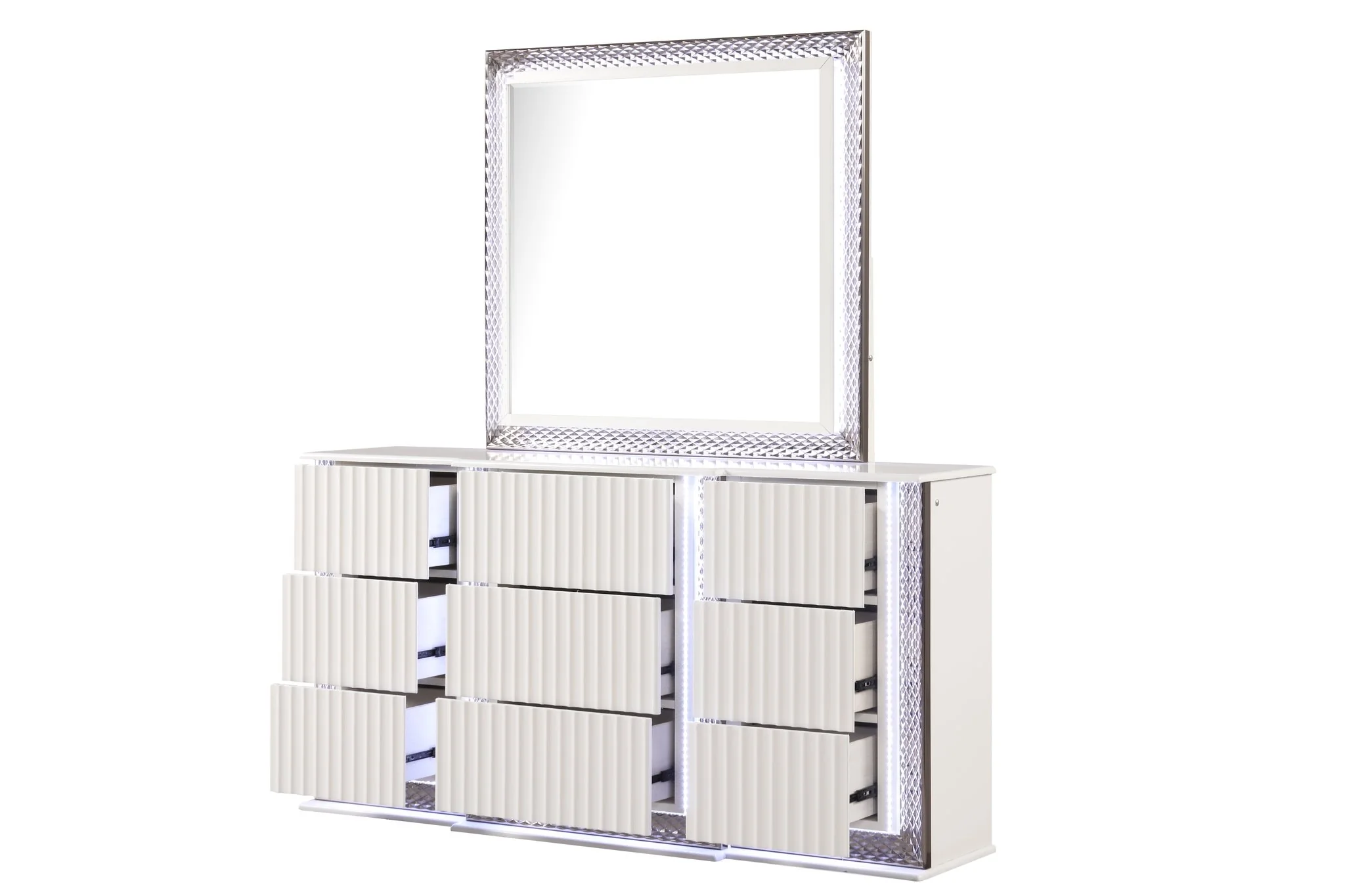 Fabio Queen 5PC Bedroom Set White - Image 10