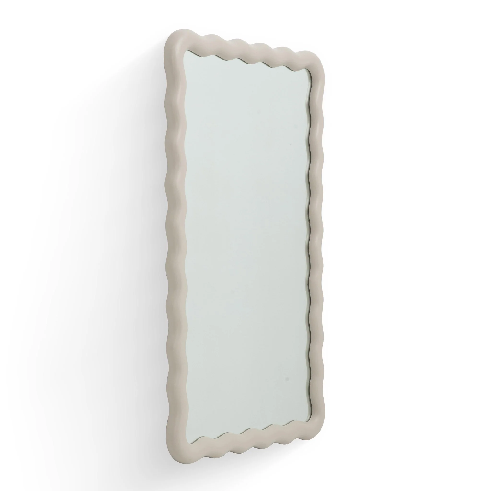 Faire Cream Squiggle Wall Mirror - Image 4