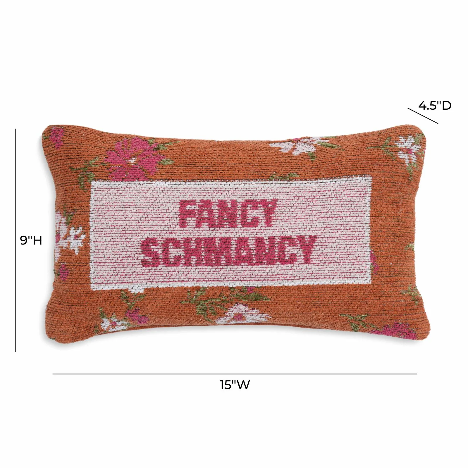 Fancy Schmancy Jacquard Cotton Pillow - Image 5