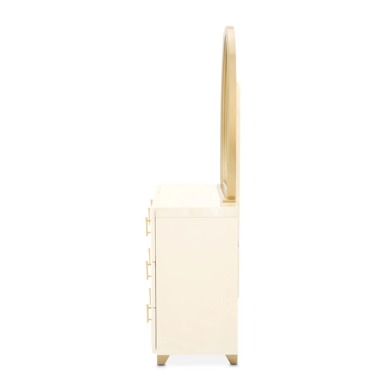 Fantosini Dresser with Mirror - Creamy Pearl - Image 2