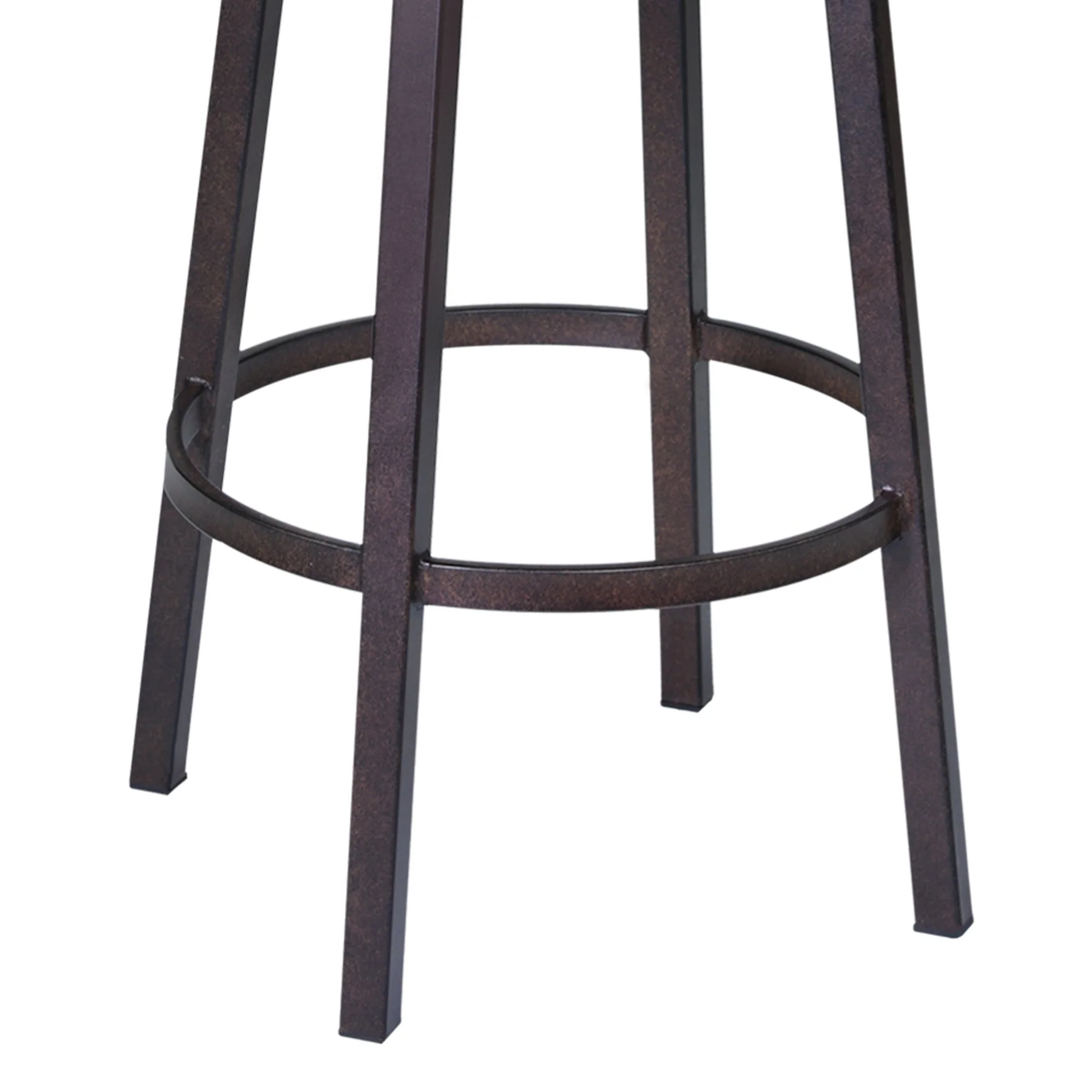Fargo 26" Barstool in Auburn Bay finish with Brown Pu upholstery - Image 4