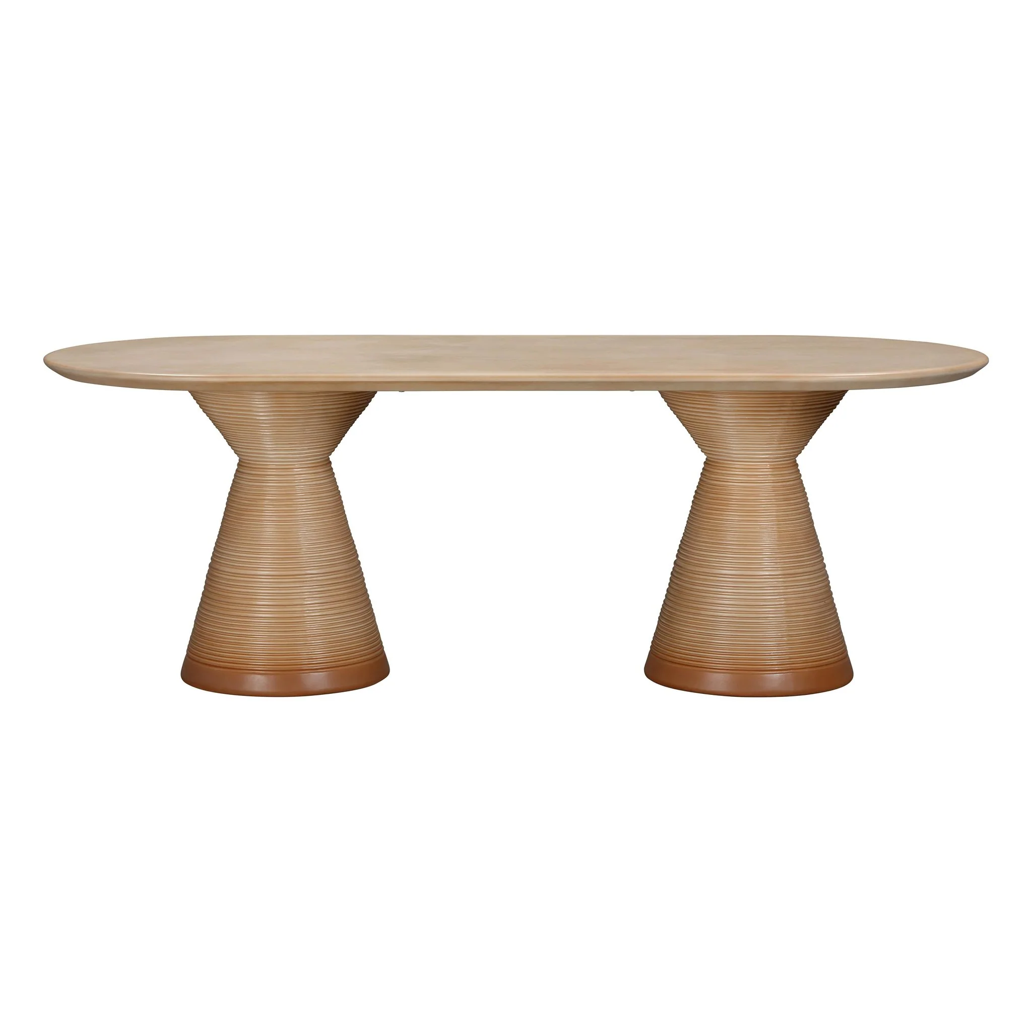 Fassa Terracotta Oval Indoor / Outdoor Dining Table - Image 3