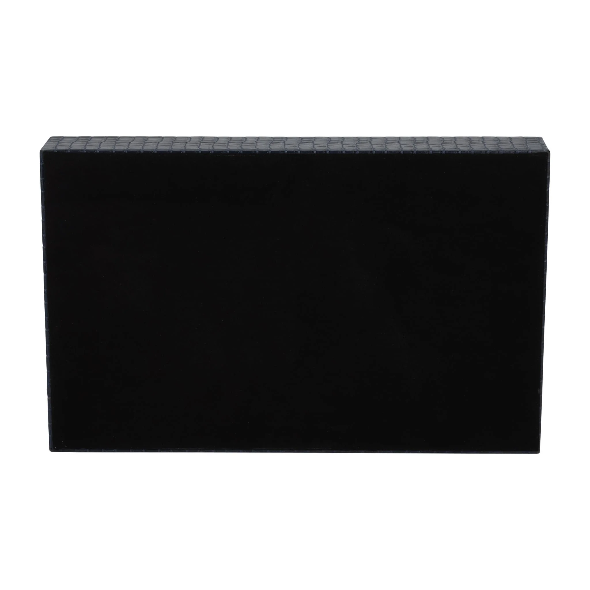 Faux Leather, 16" Copenhagen Tray, Navy/gold - Image 6