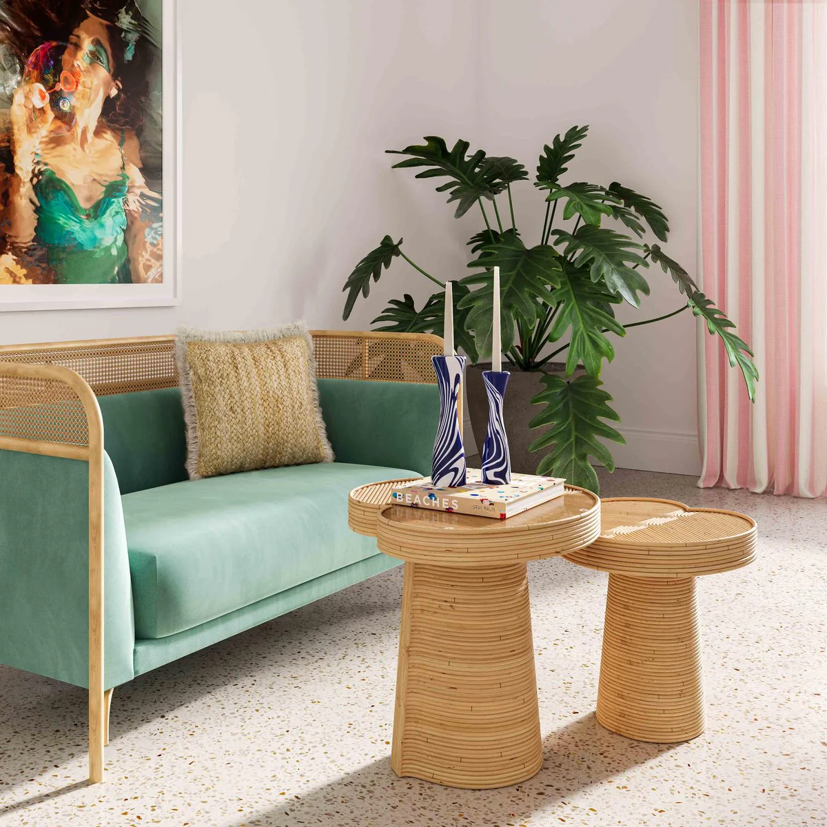 Felicia Short Lilypad Side Table - Image 2
