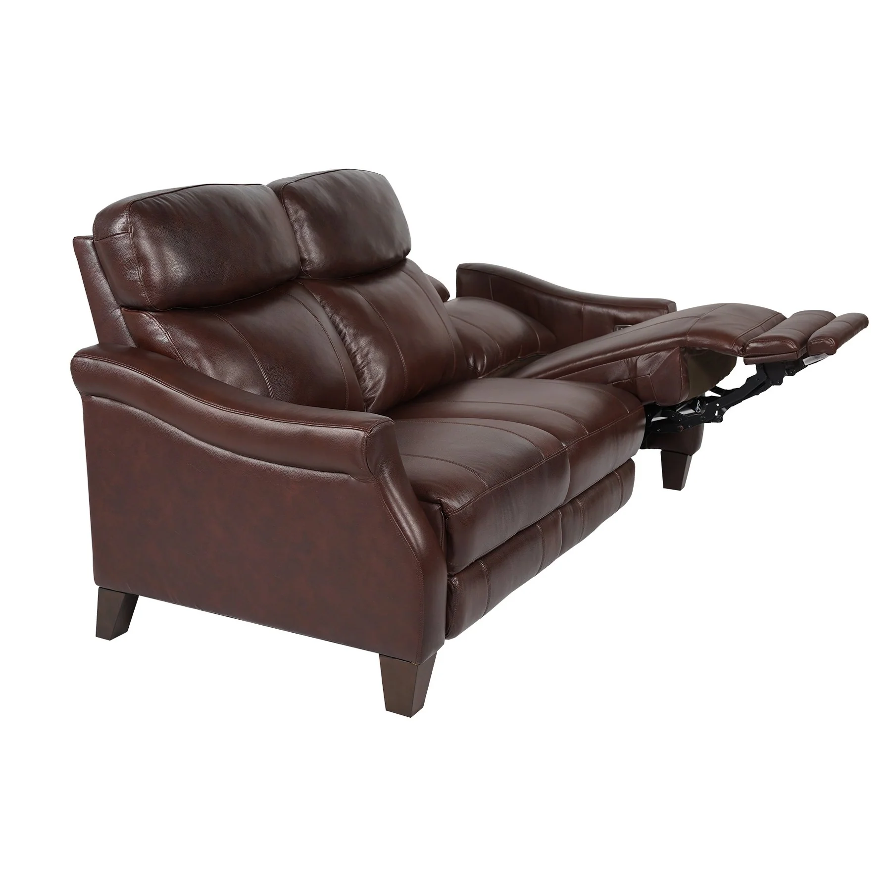 Felicity 84" Zero Gravity Power Reclining Sofa in Chocolate Leather - Image 4