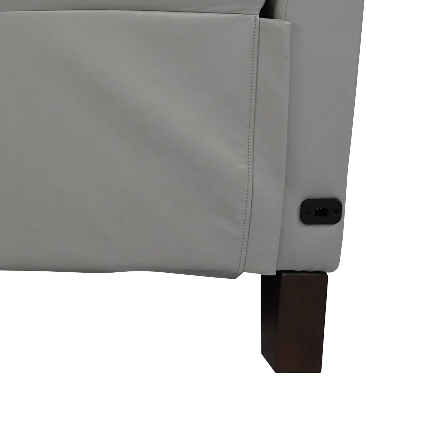 Felicity 84" Zero Gravity Power Reclining Sofa in Silver Leather - Image 10