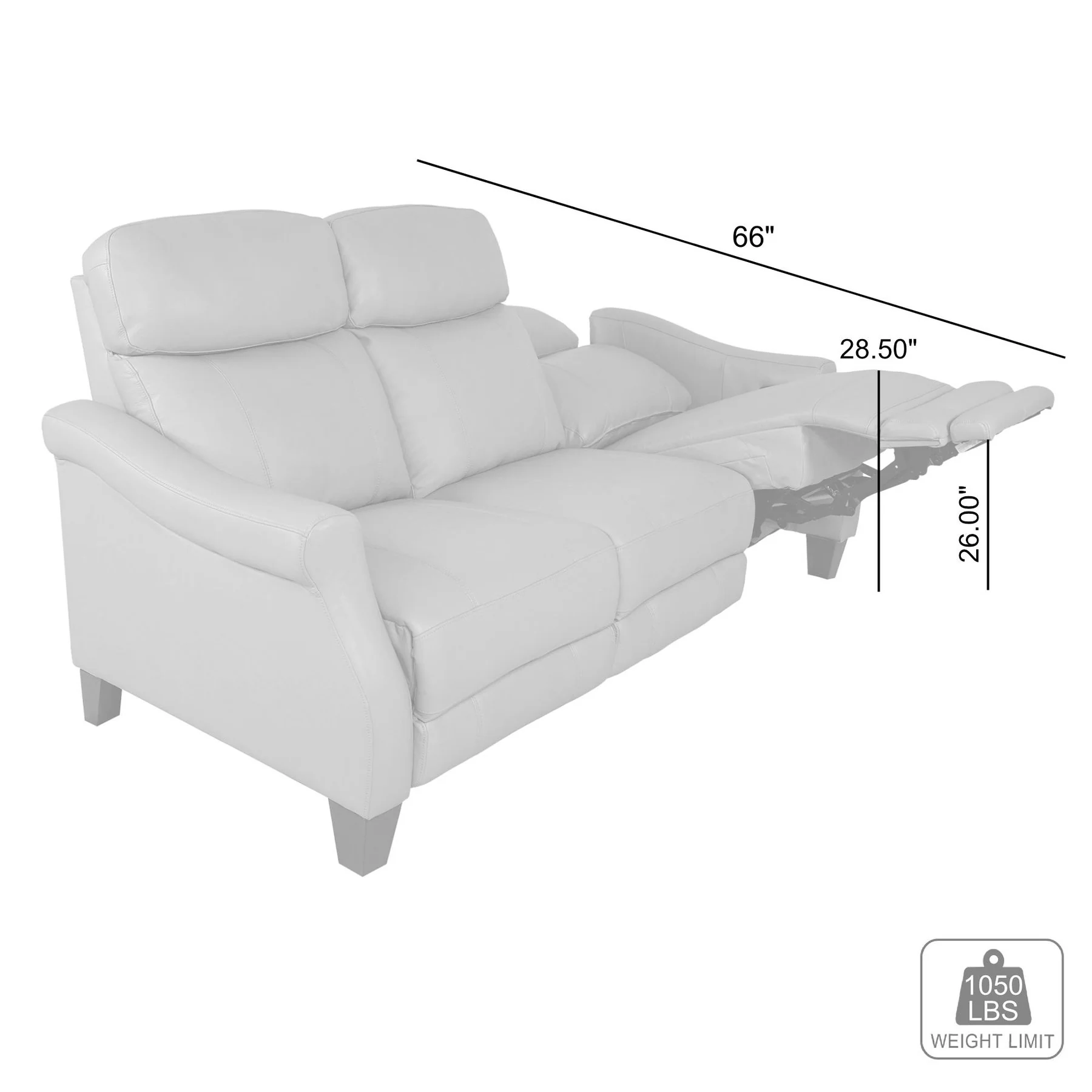 Felicity 84" Zero Gravity Power Reclining Sofa in Silver Leather - Image 15