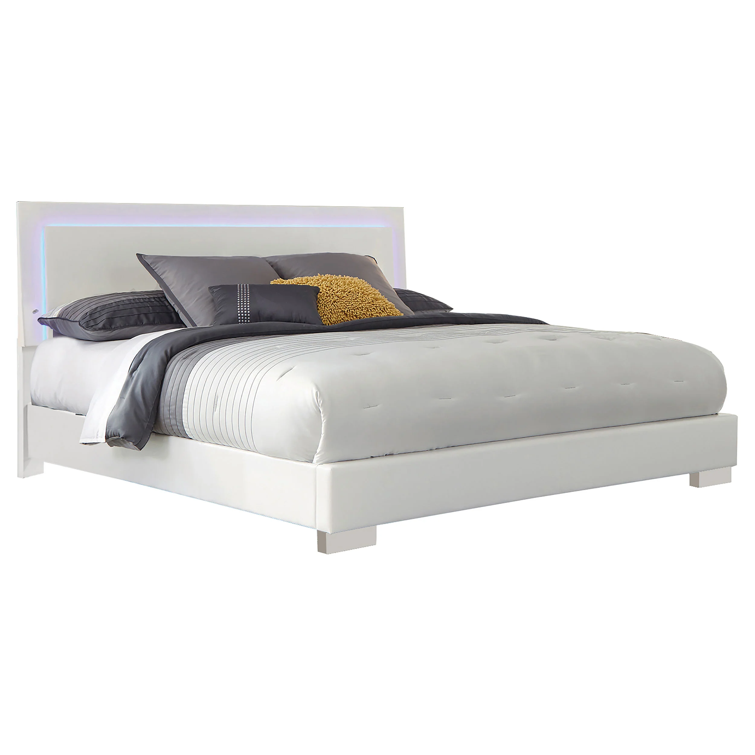 Felicity Panel Bed with LED Lighting - Image 19