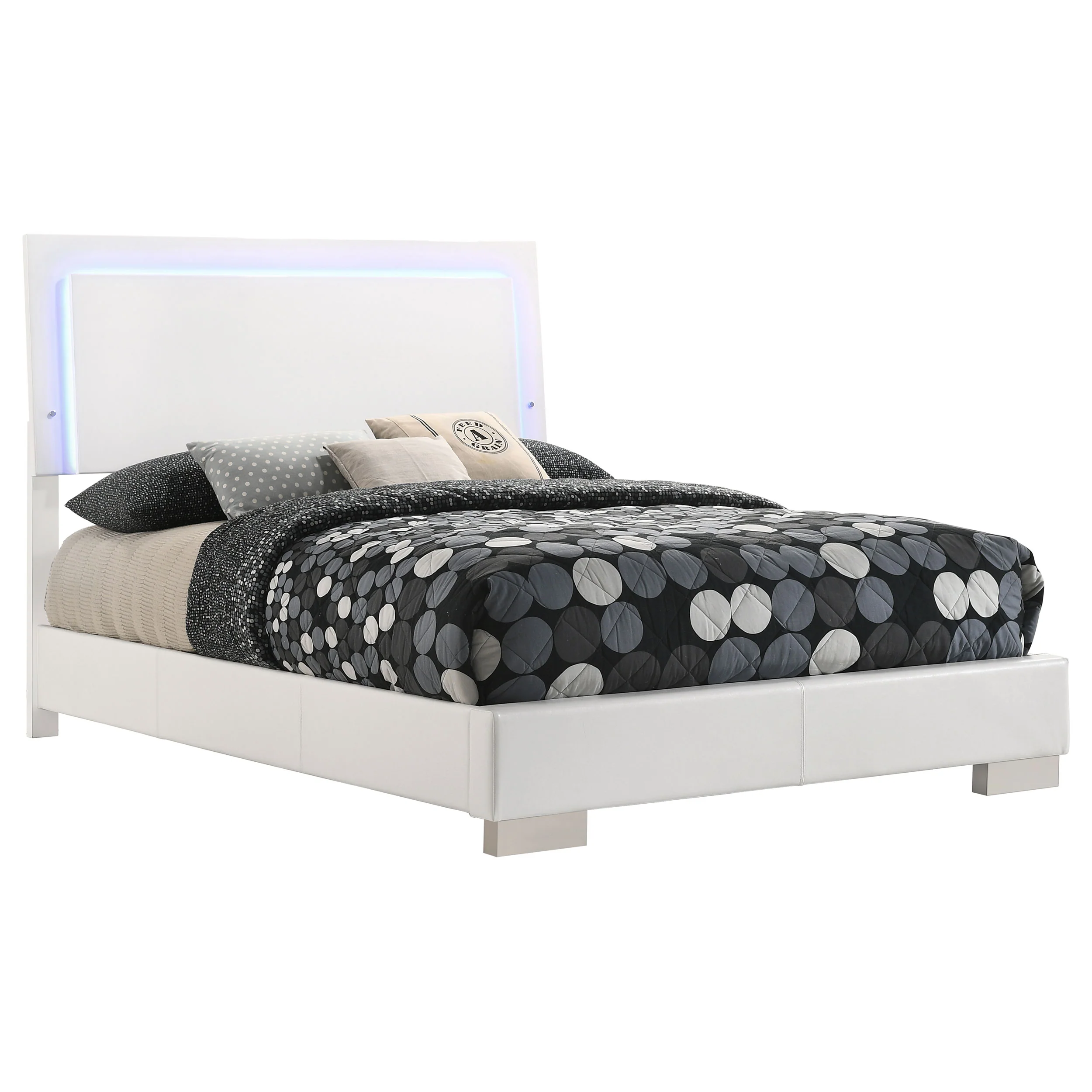 Felicity Panel Bed with LED Lighting - Image 25