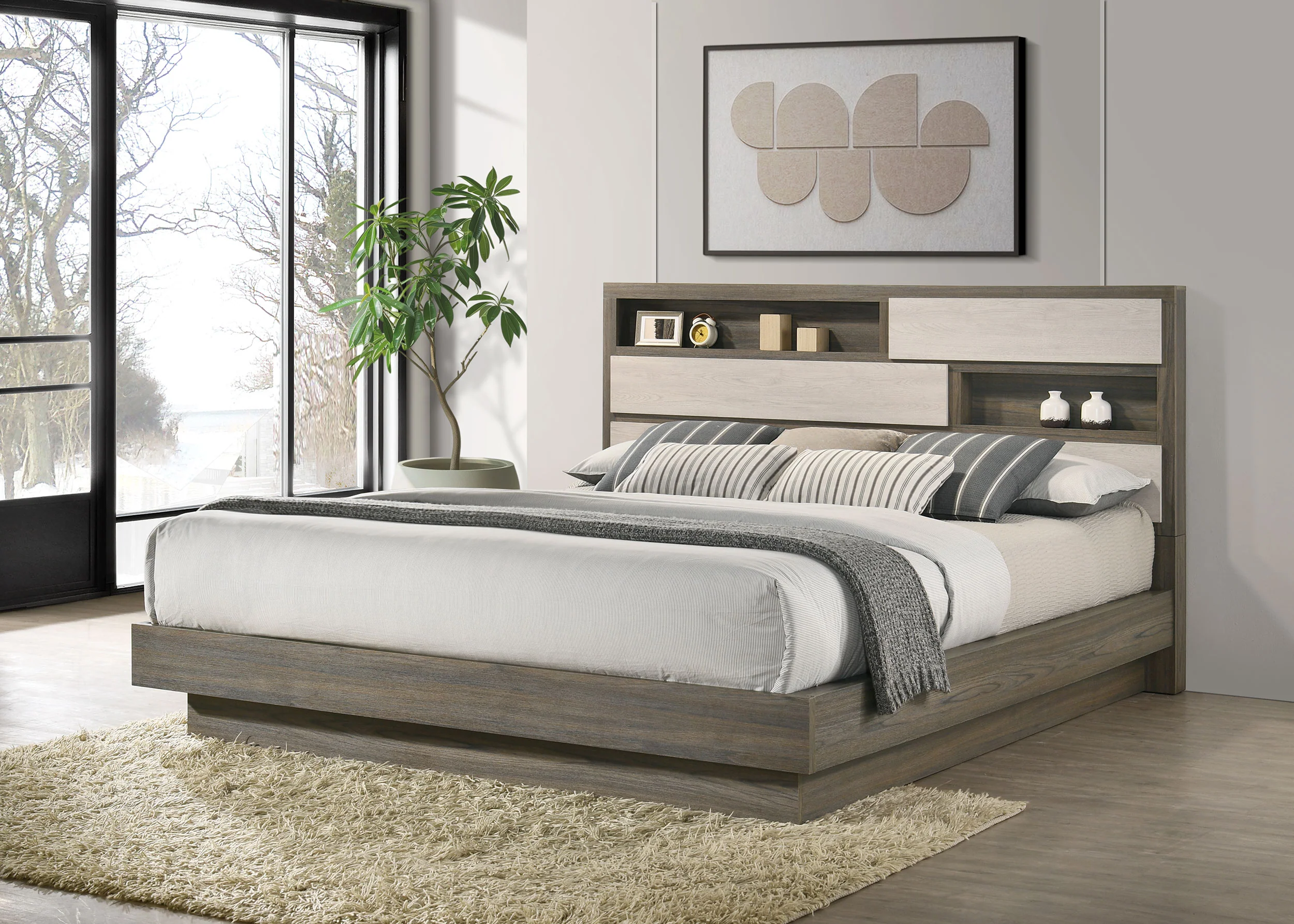 Fenwick Bookcase Platform Bed - Image 28