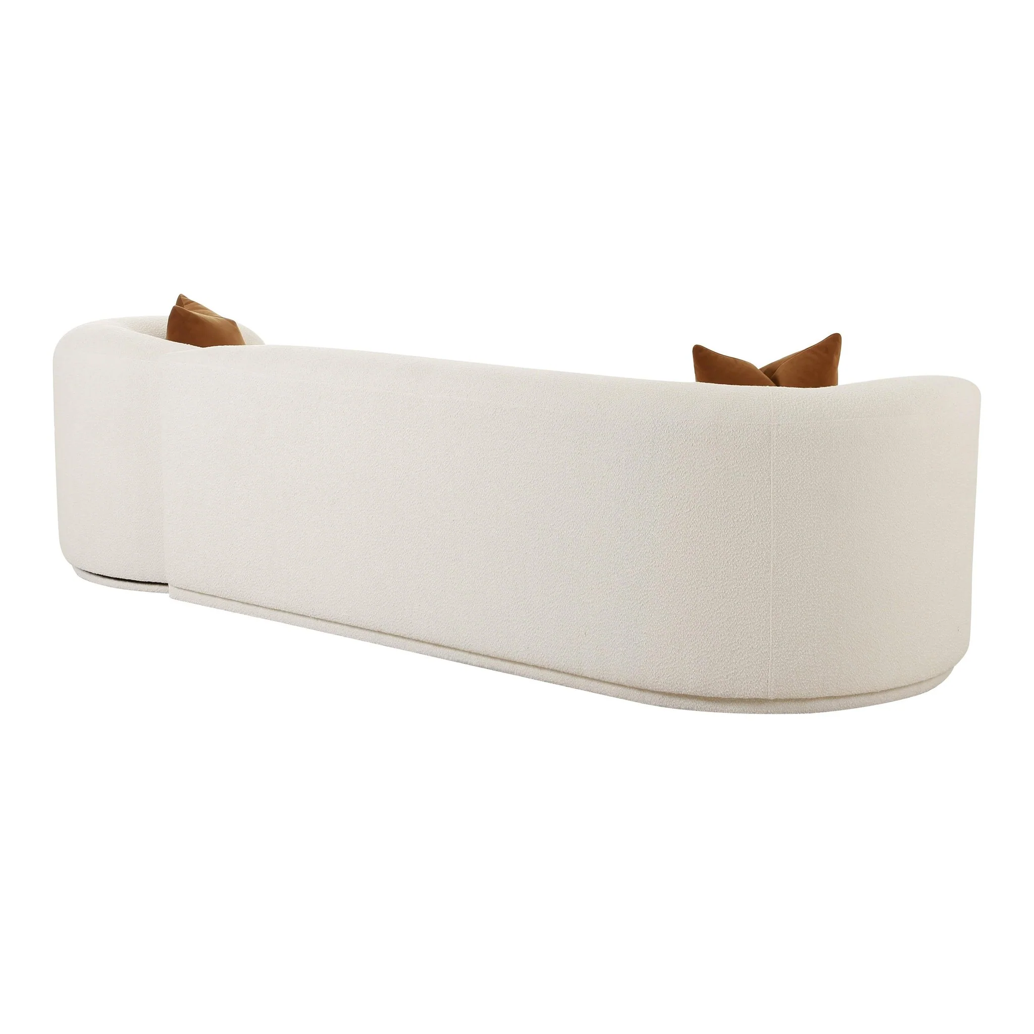 Fickle Cream Boucle 2-Piece Modular LAF Sofa - Image 8