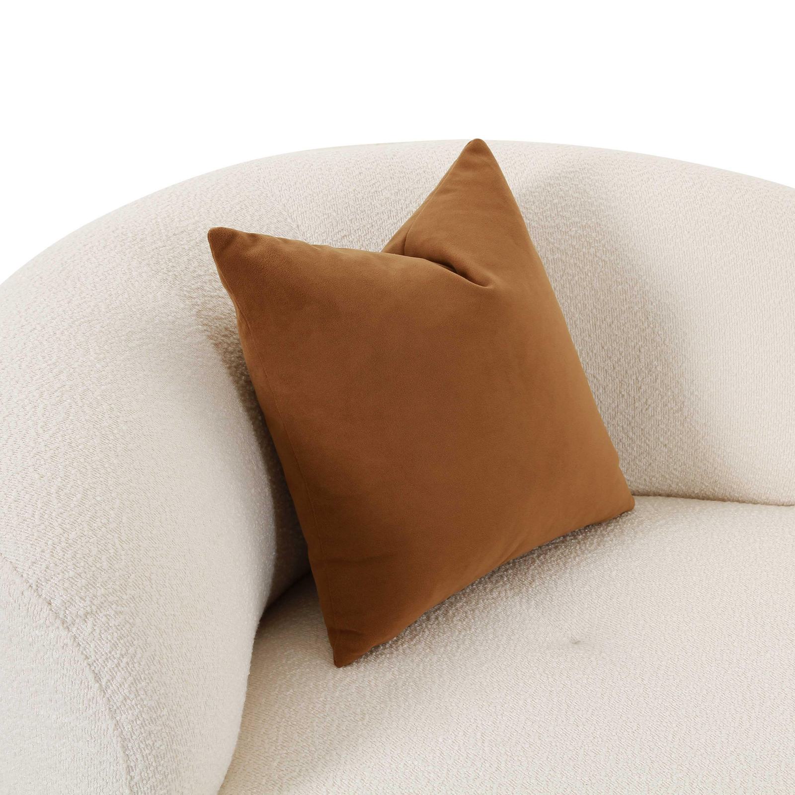 Fickle Cream Boucle Swivel Chair - Image 5