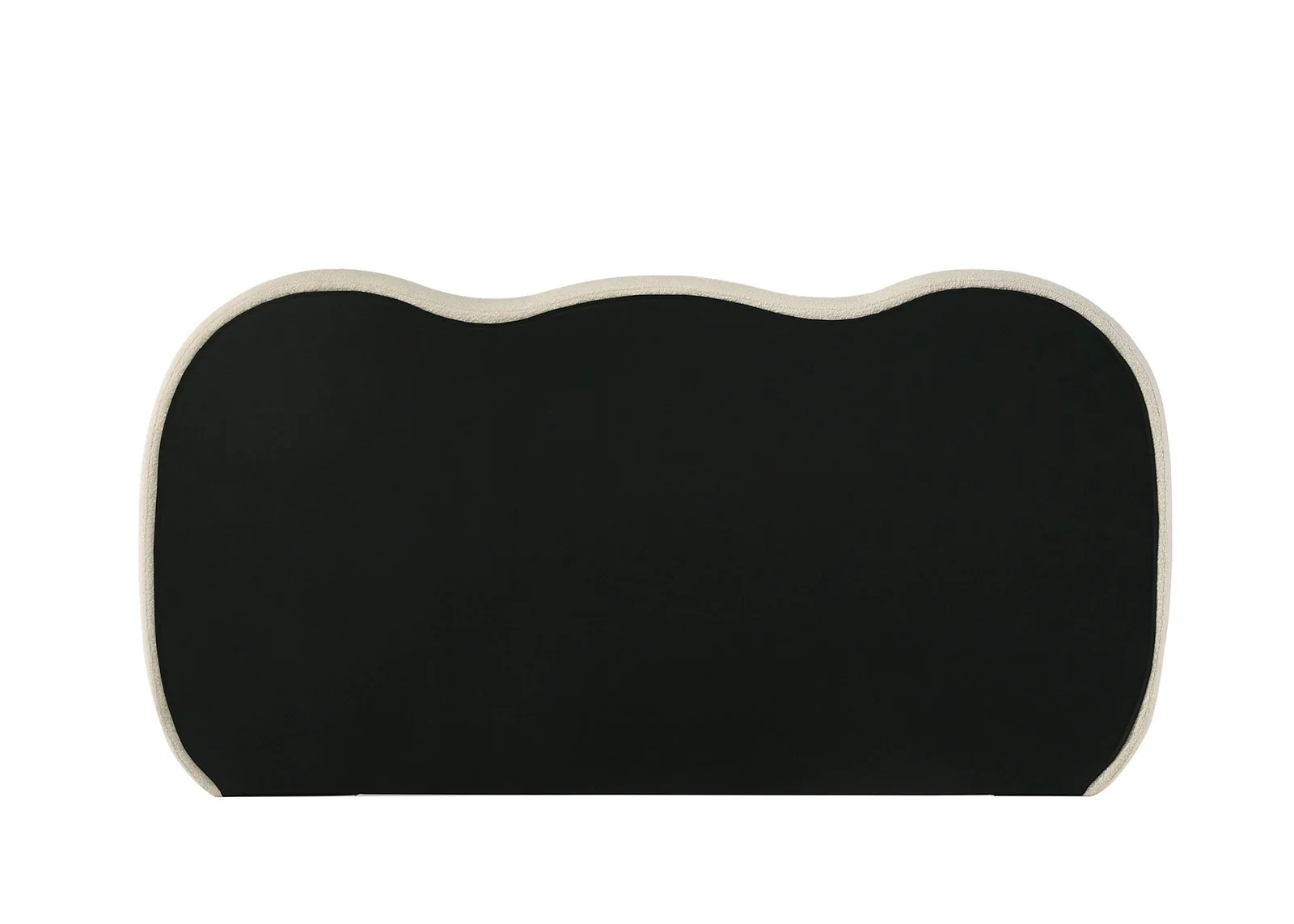 Finamore Queen Bed, White Boucle - Image 4