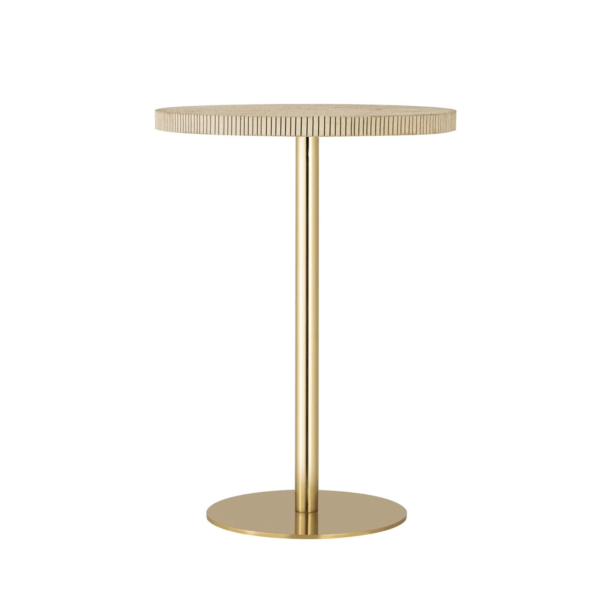 Fiona Gold Stone Side Table - Image 3