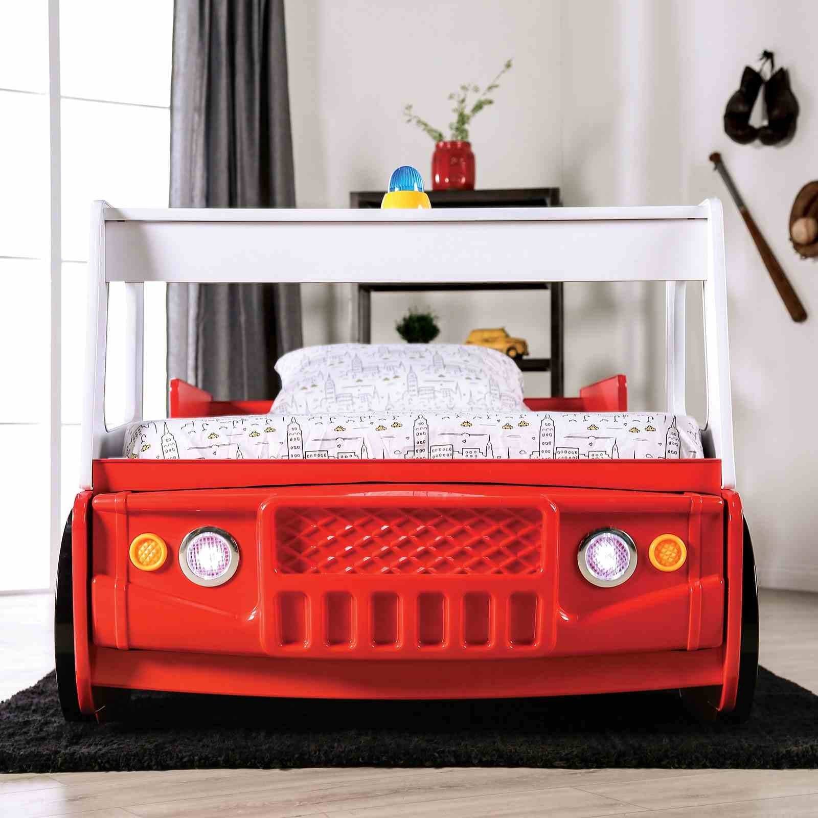 Firestall Twin Bed, Red - Image 3