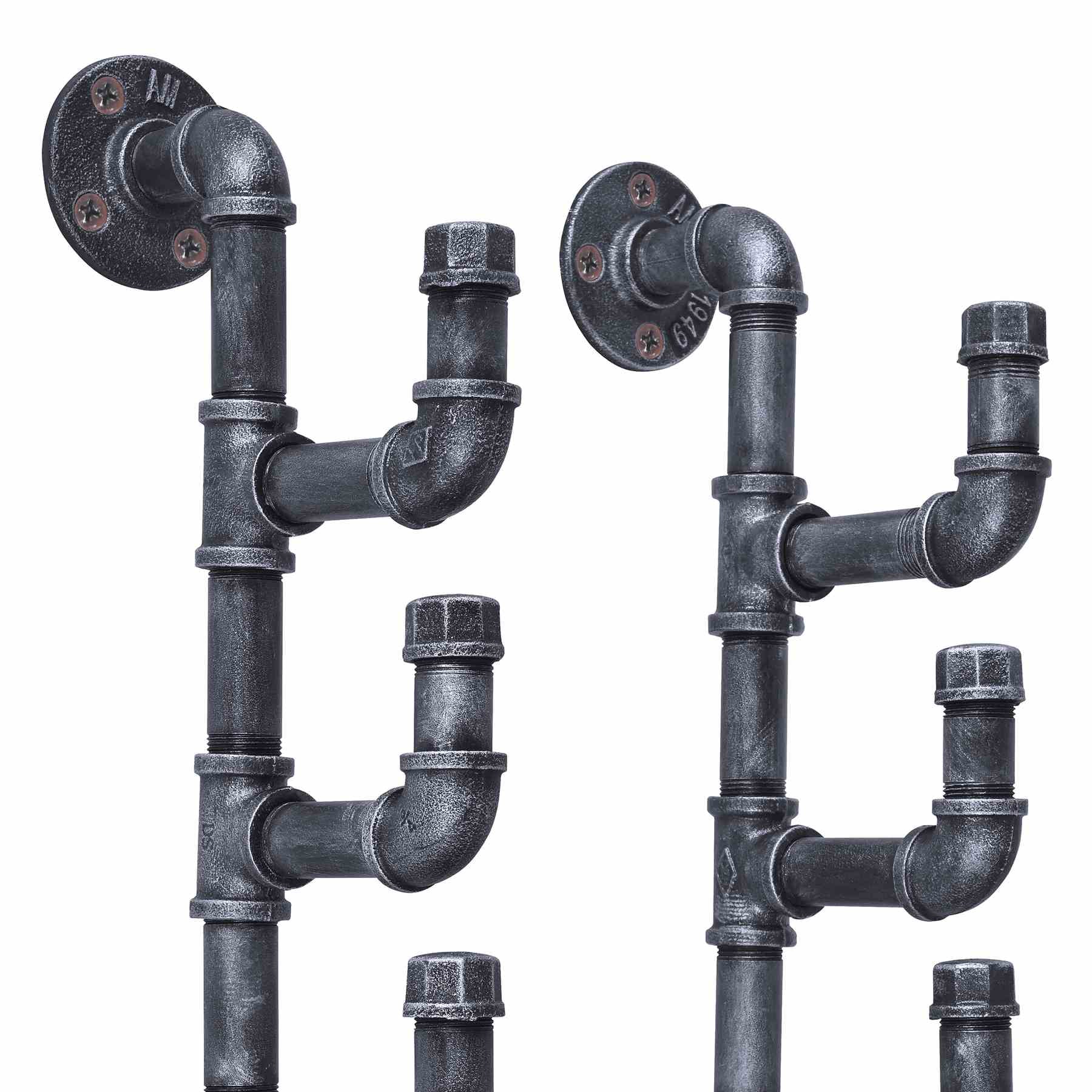 Fleur Industrial Wine Rack in Industrial Gray - Image 2