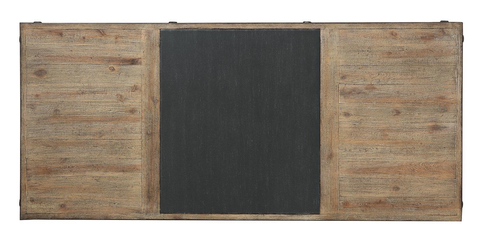 Flexsteel Carpenter Lift-Top Writing Desk in Rustic Gray - Image 3