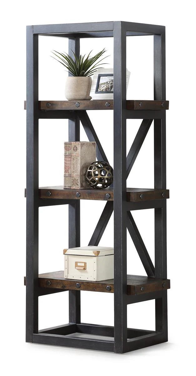 Flexsteel Carpenter Side Pier in Rustic Brown - Image 2