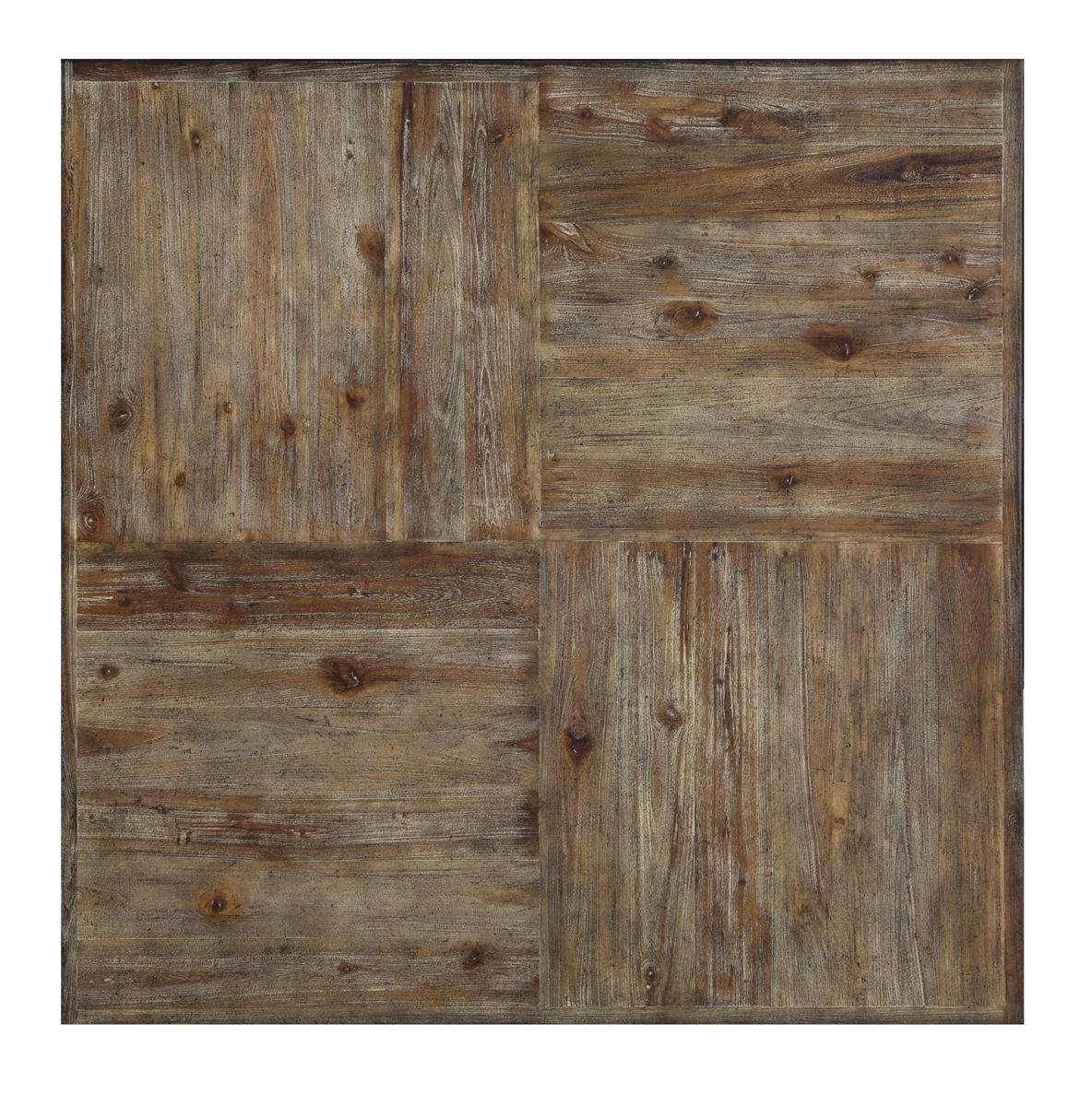 Flexsteel Carpenter Square Cocktail Table in Rustic Gray - Image 4