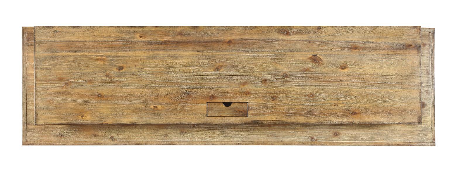 Flexsteel Carpenter Work Console in Rustic Gray - Image 4