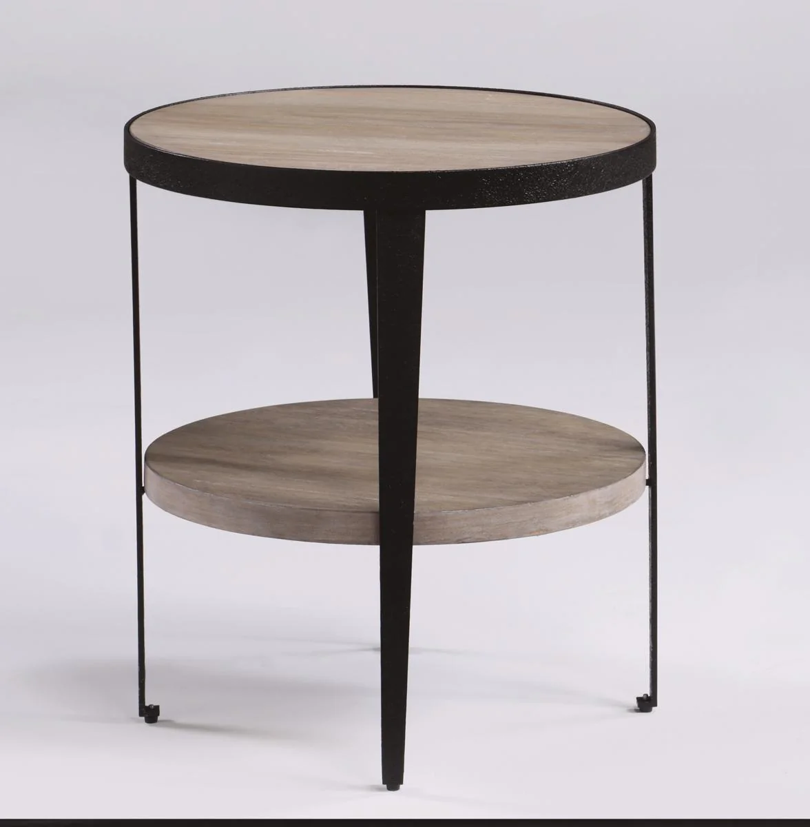 Flexsteel Compass Chairside Table  in Gray/Black - Image 2
