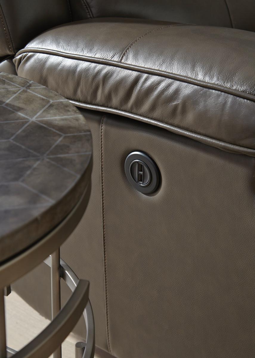Flexsteel Halo Lamp Table in Silver - Image 4