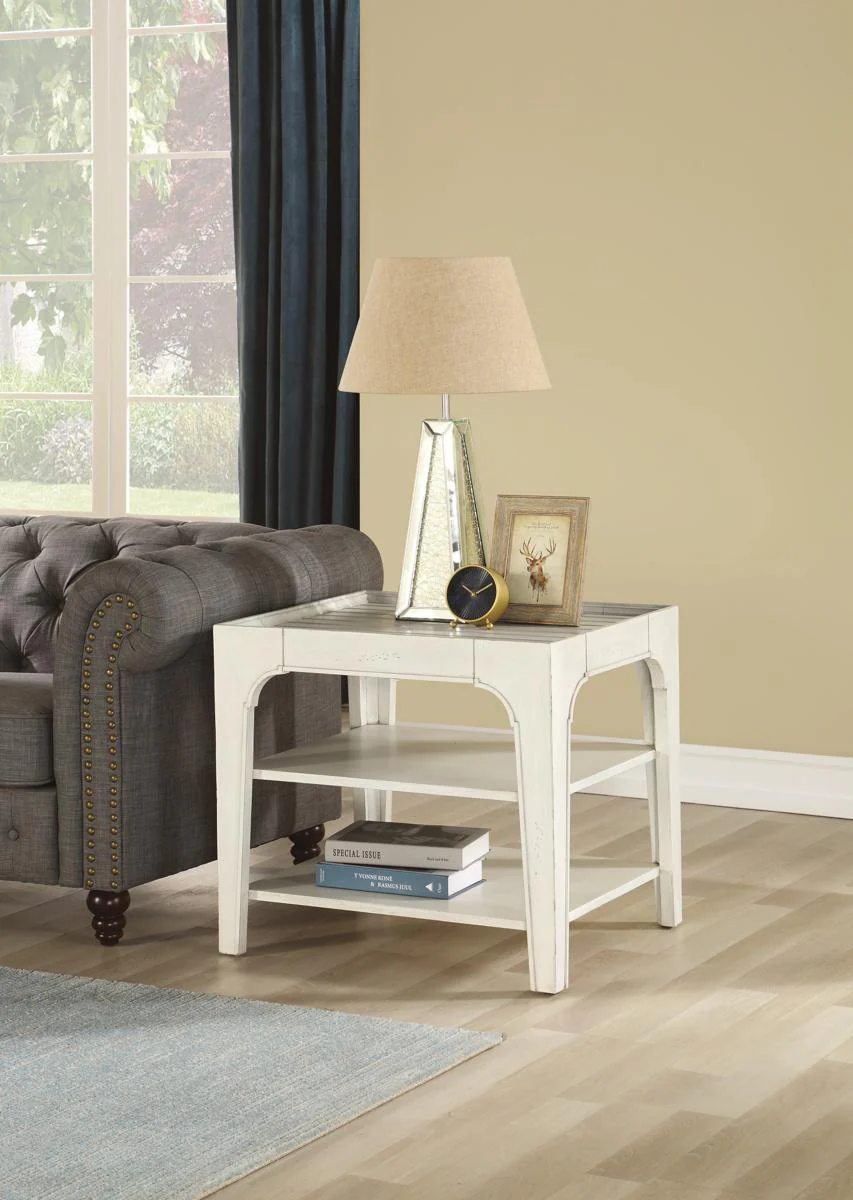 Flexsteel Harmony End Table in White - Image 4