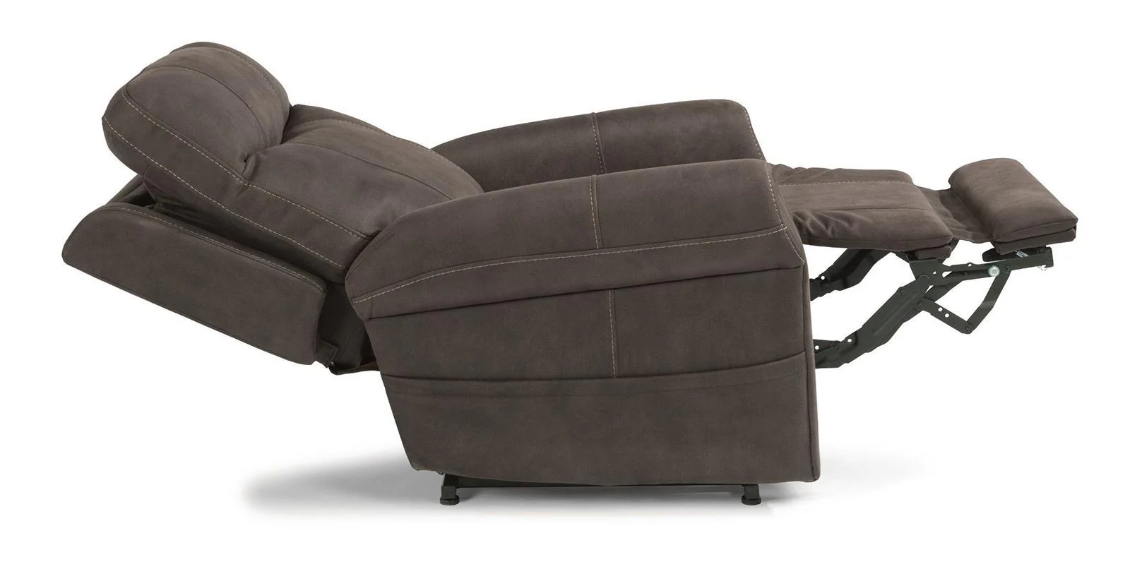 Flexsteel Jenkins Power Lift Recliner with Power Headrest and Lumbar - Image 3