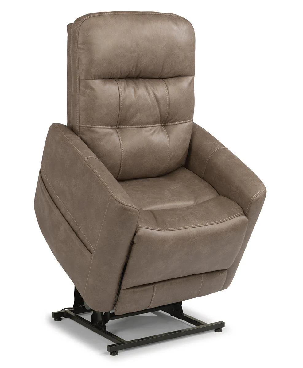 Flexsteel Kenner Power Lift Recliner with Power Headrest and Lumbar - Image 2