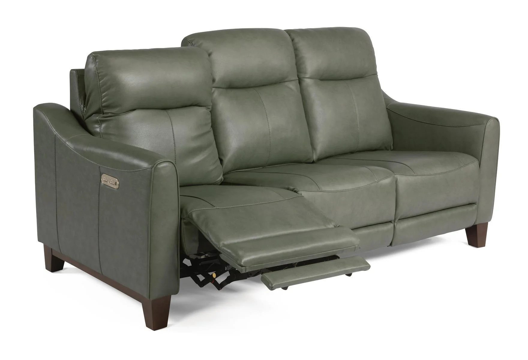 Flexsteel Latitudes Forte Leather Power Reclining Sofa w/Power Headrests - Image 3