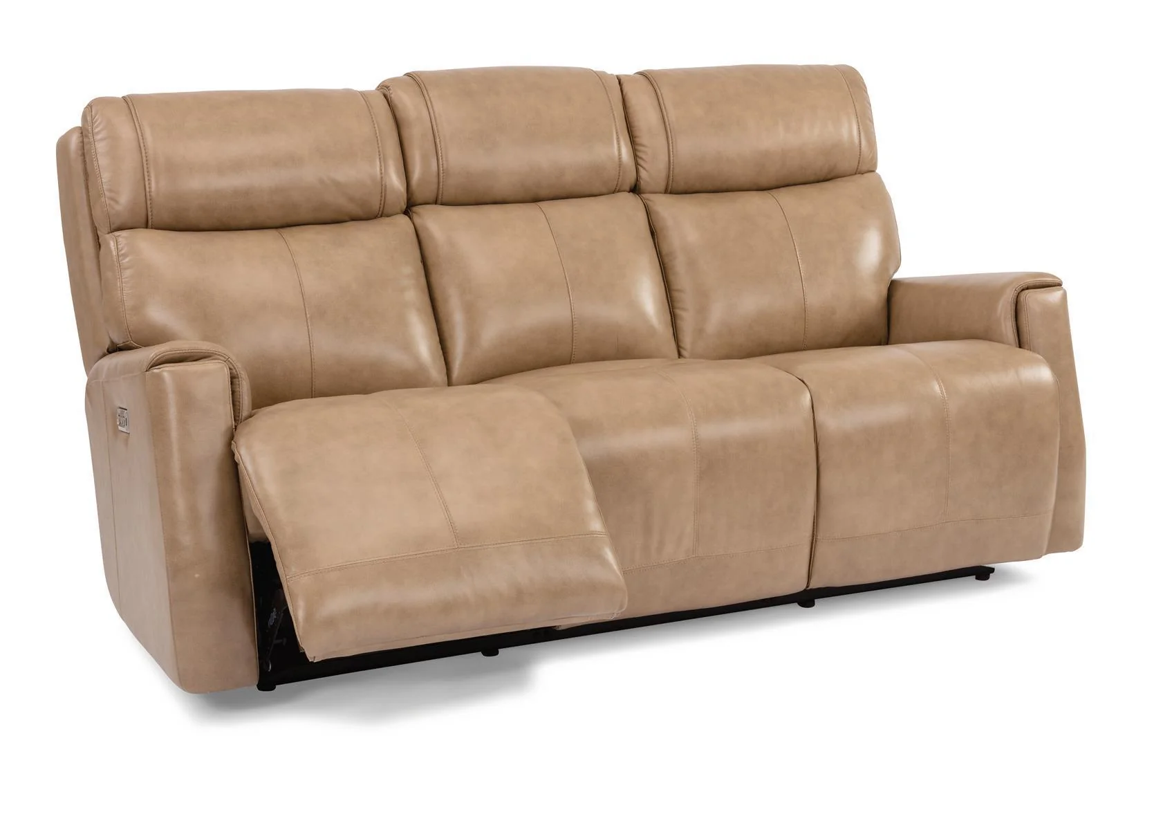 Flexsteel Latitudes Holton Leather Power Reclining Sofa w/Power Headrests - Image 2