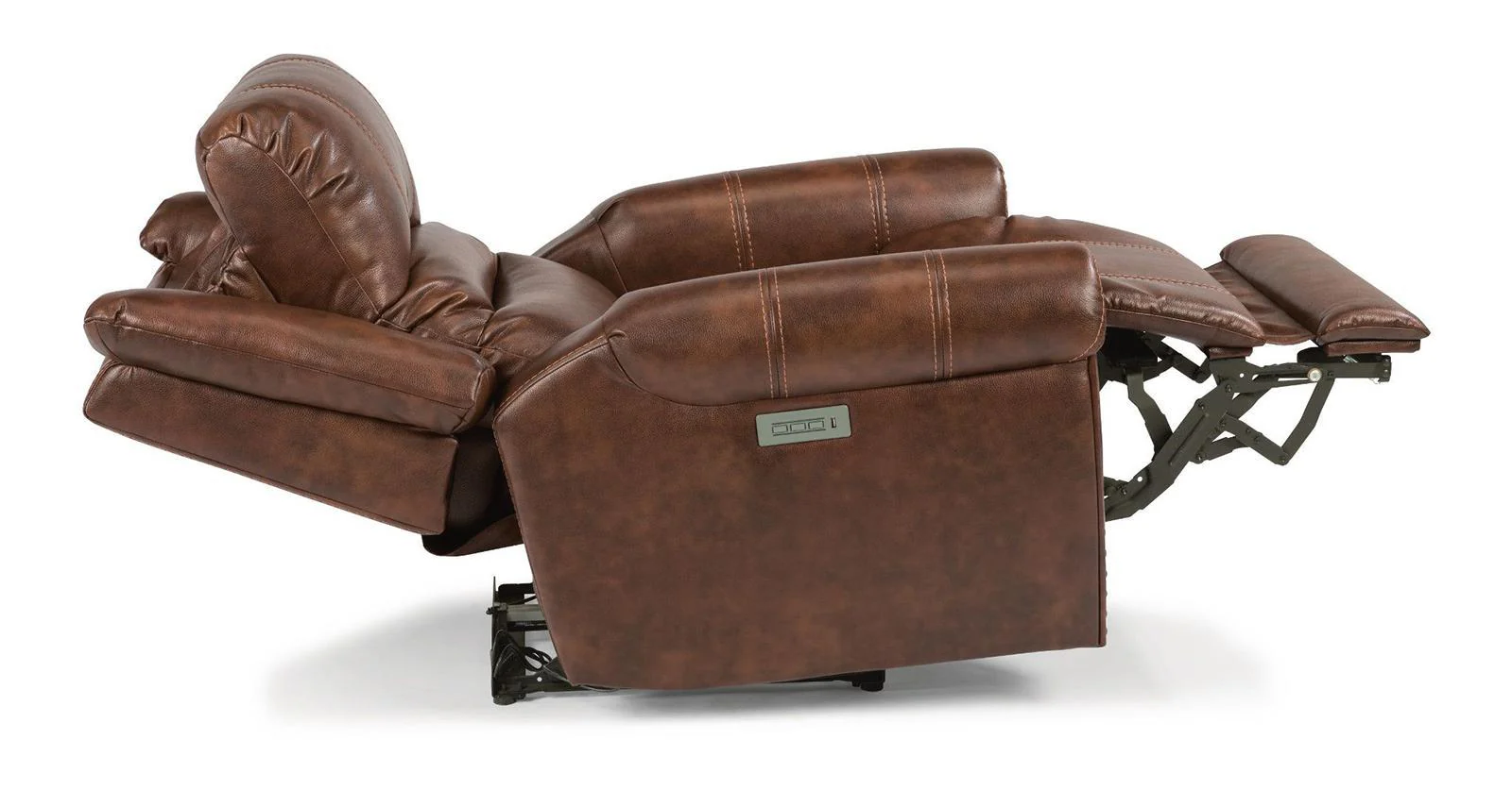 Flexsteel Oscar Power Lift Recliner with Power Headrest and Lumbar - Image 3