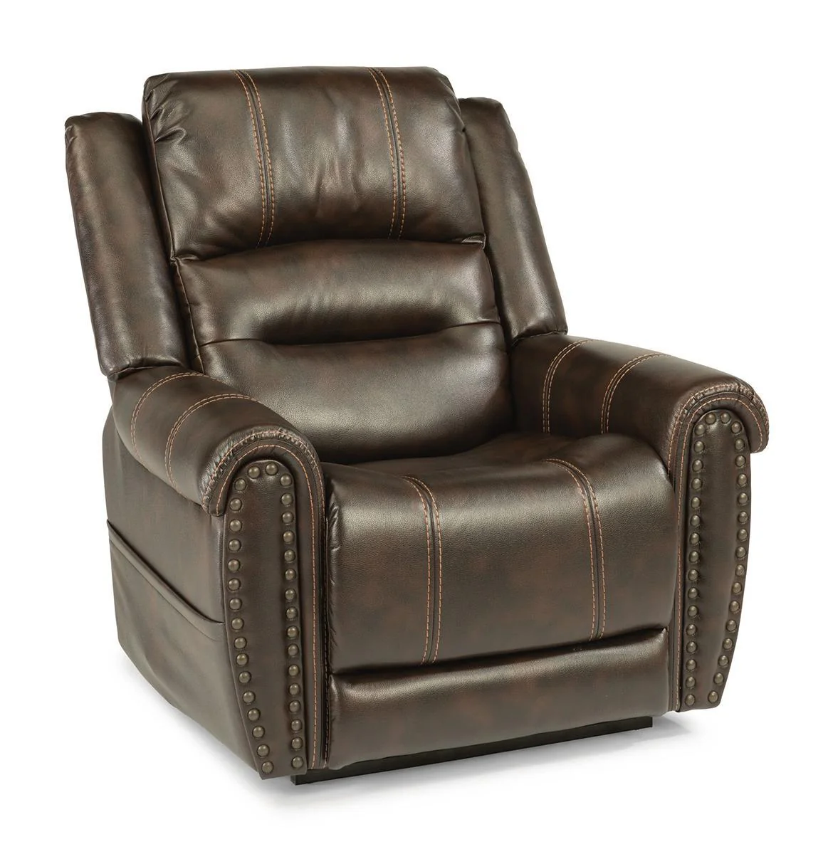 Flexsteel Oscar Power Recliner with Power Headrest and Lumbar - Image 2