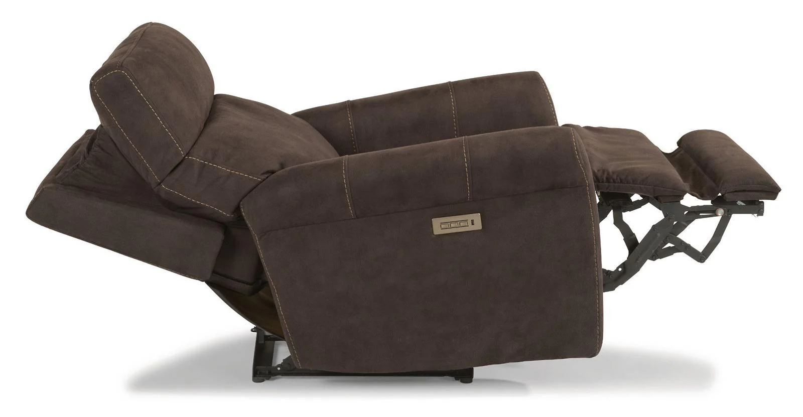 Flexsteel Owen Power Recliner with Power Headrest and Lumbar - Image 2
