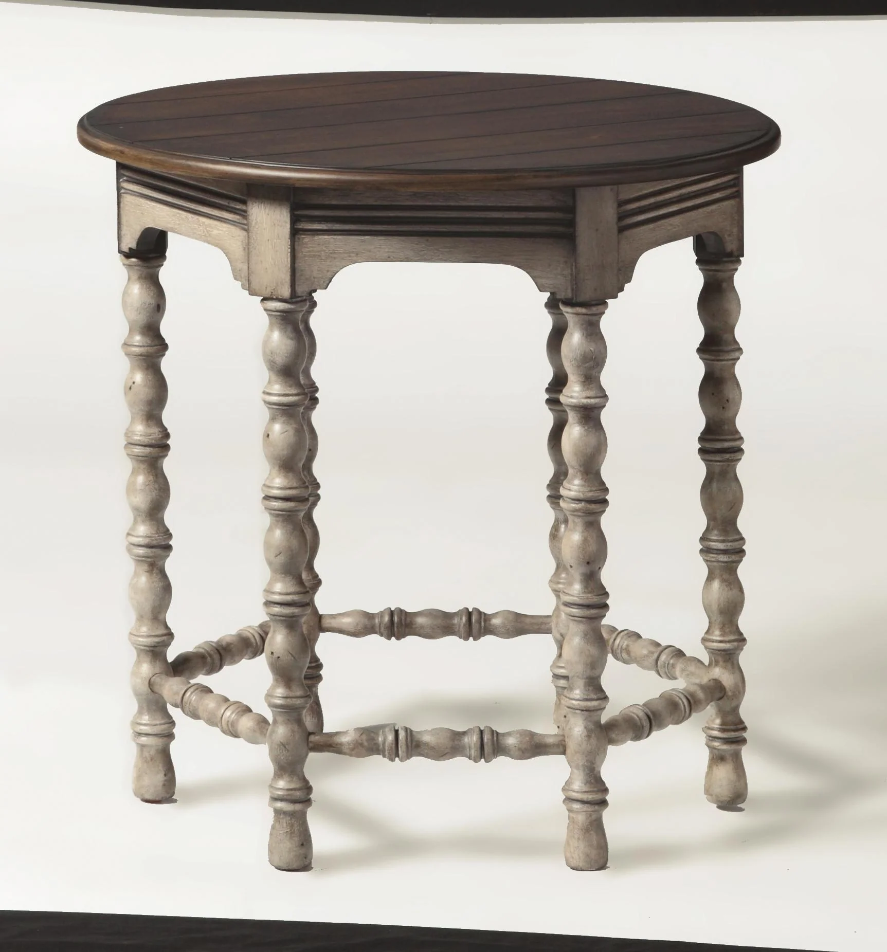 Flexsteel Plymouth Lamp Table in Two-Tone - Image 2