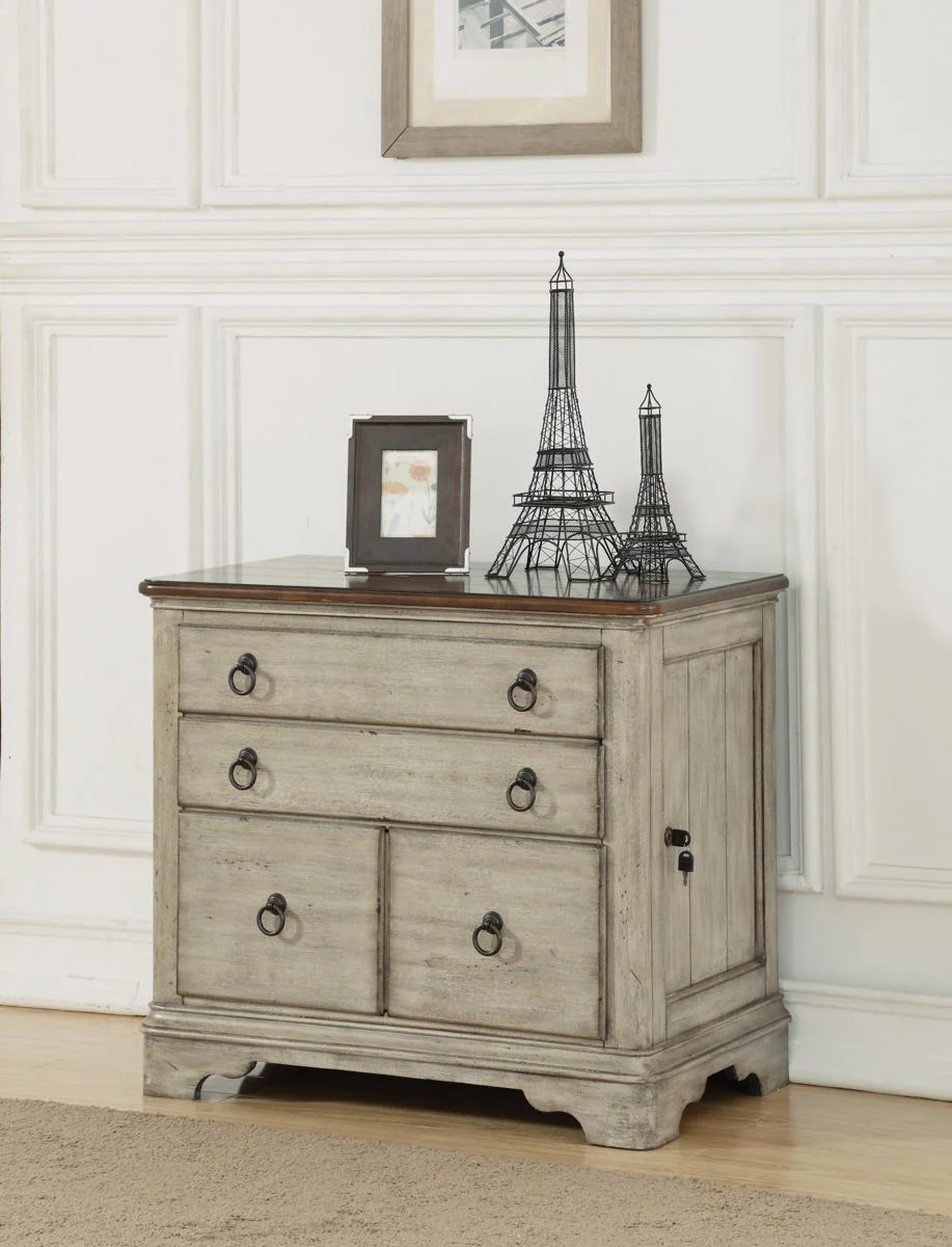 Flexsteel Plymouth Lateral File Cabinet in Two-Tone - Image 2