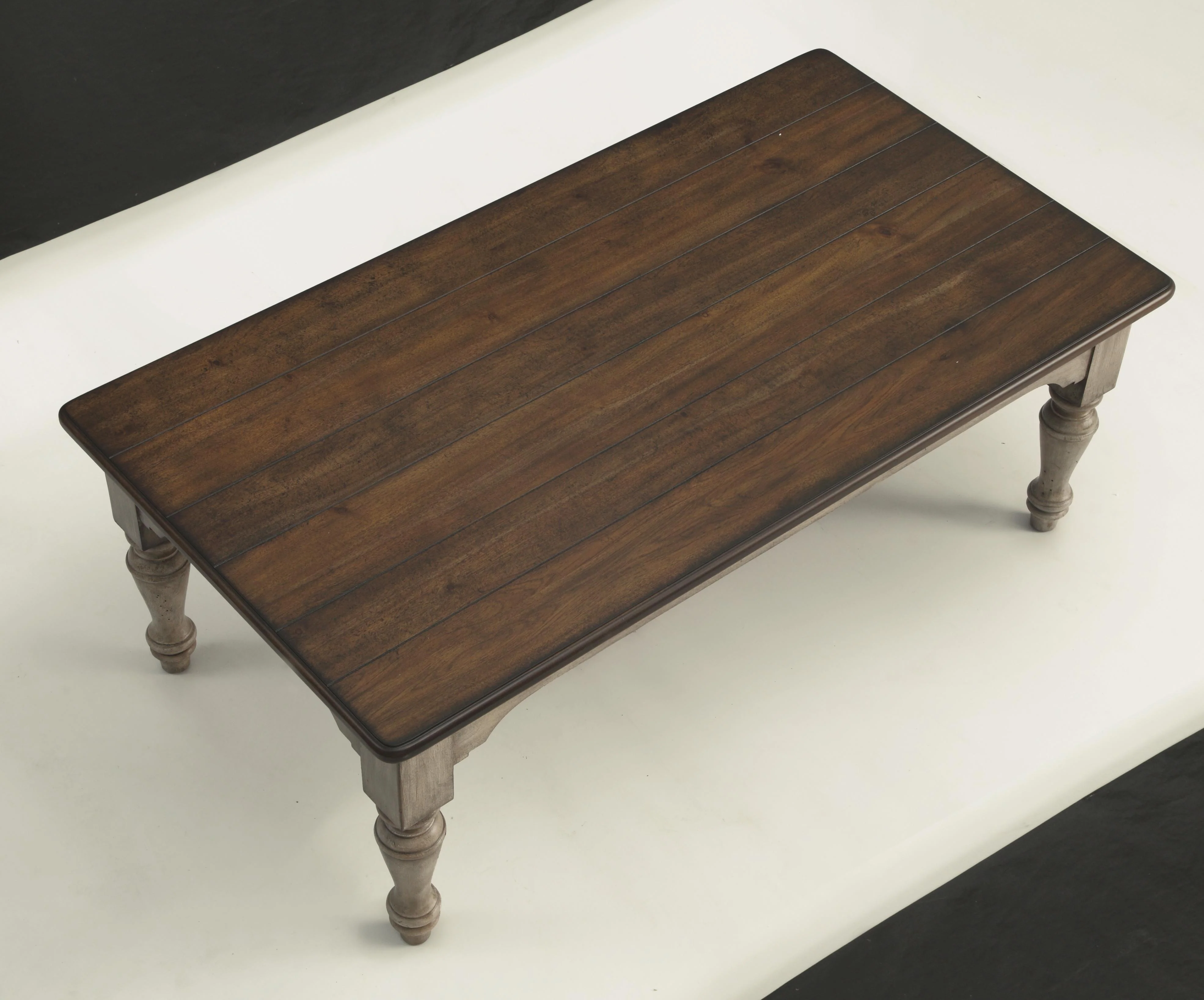 Flexsteel Plymouth Rectangular Cocktail Table in Two-Tone - Image 4