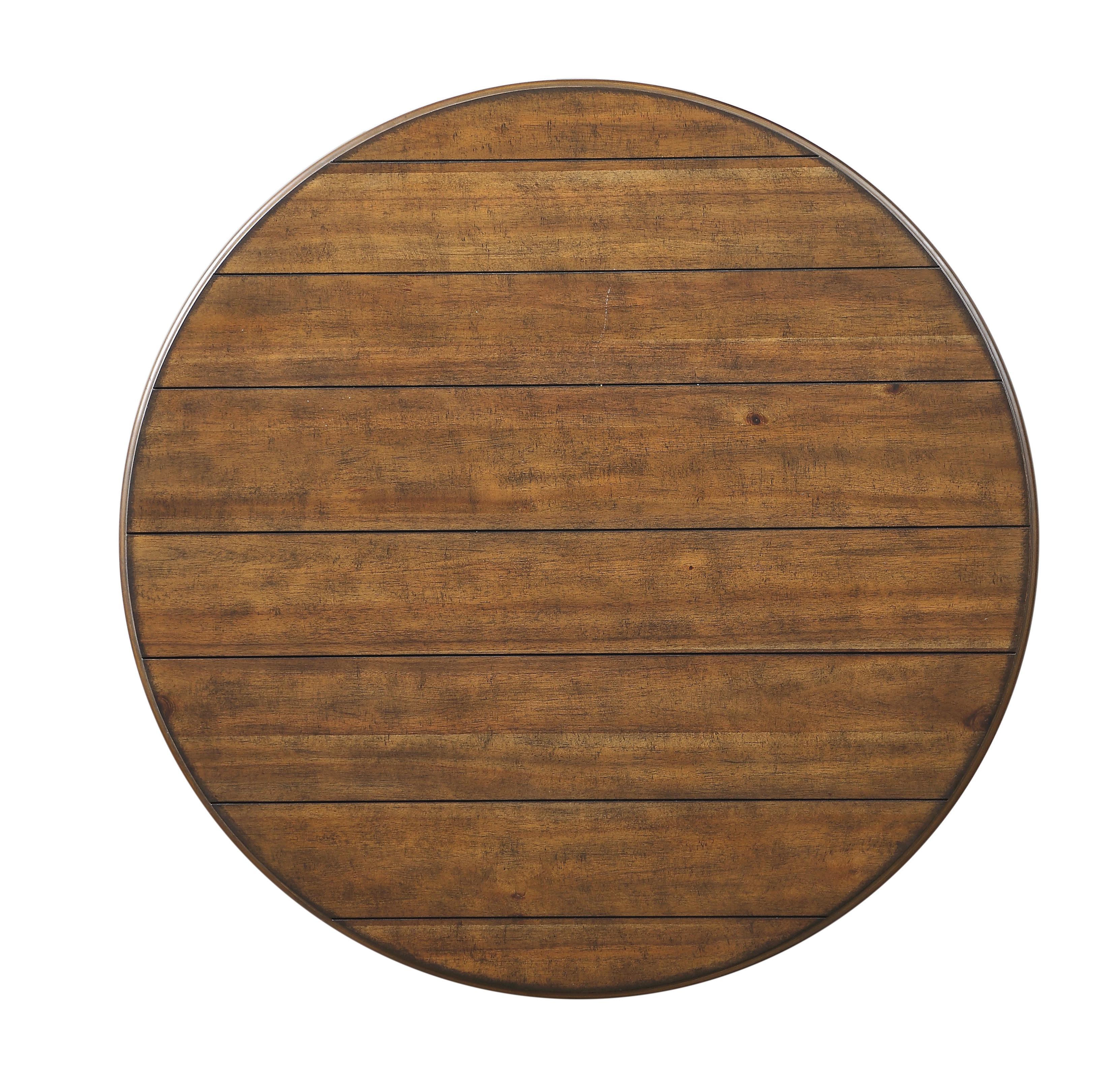 Flexsteel Plymouth Round Cocktail Table in Two-Tone - Image 3