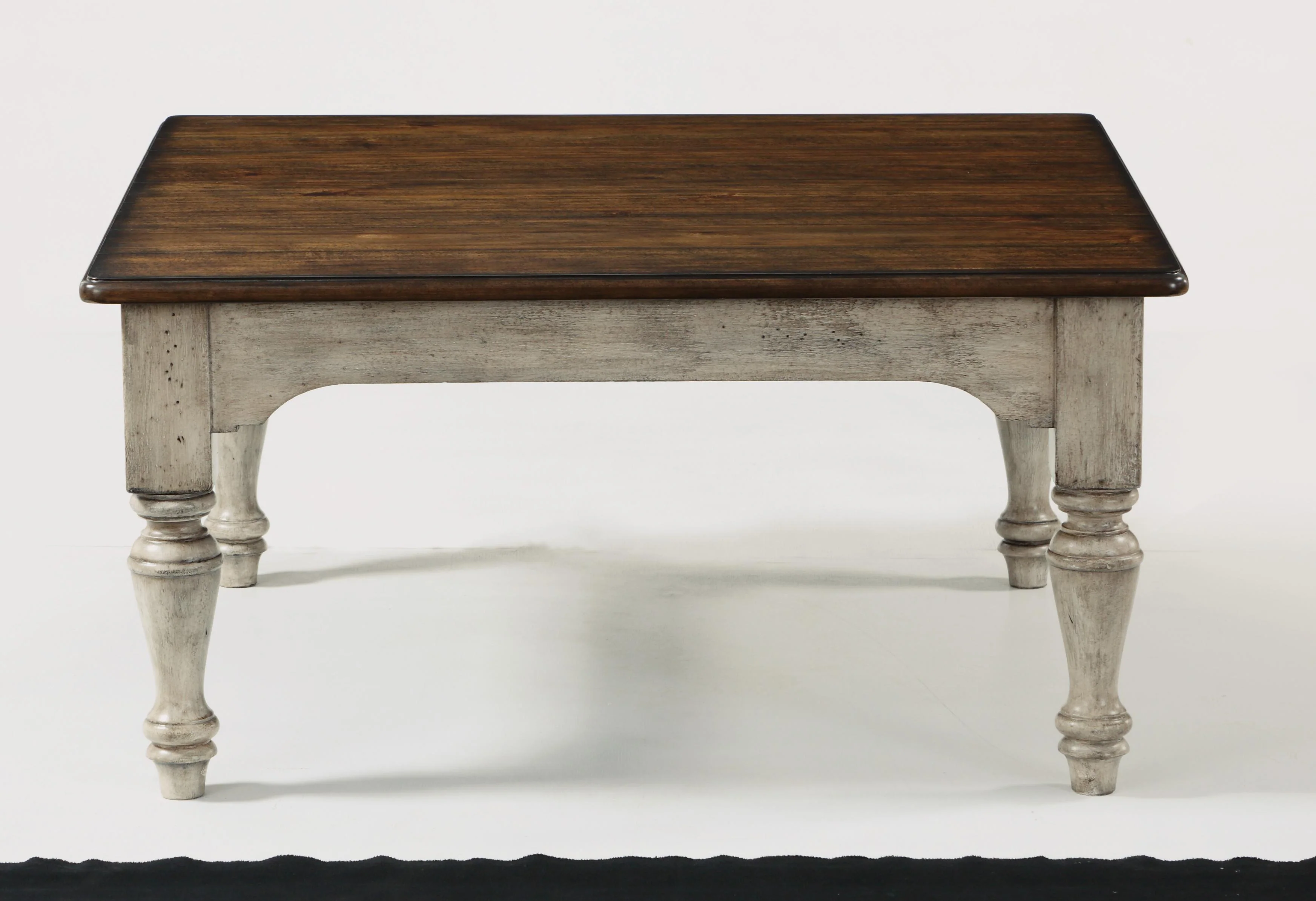 Flexsteel Plymouth Square Cocktail Table in Two-Tone - Image 2